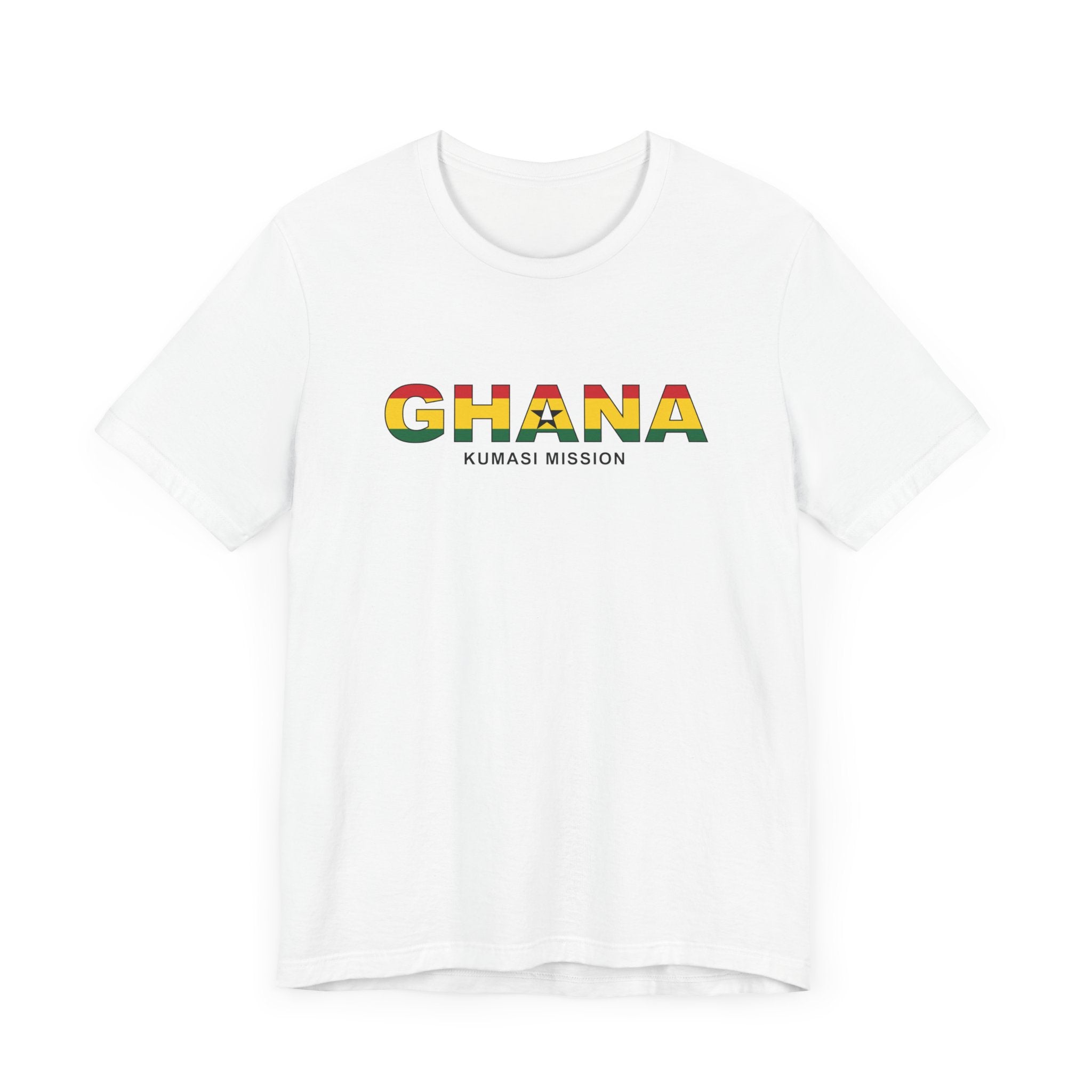 Ghana Kumasi Mission Flag Title T-shirt - Mission Wishlist - LDS Missionary Gift Store