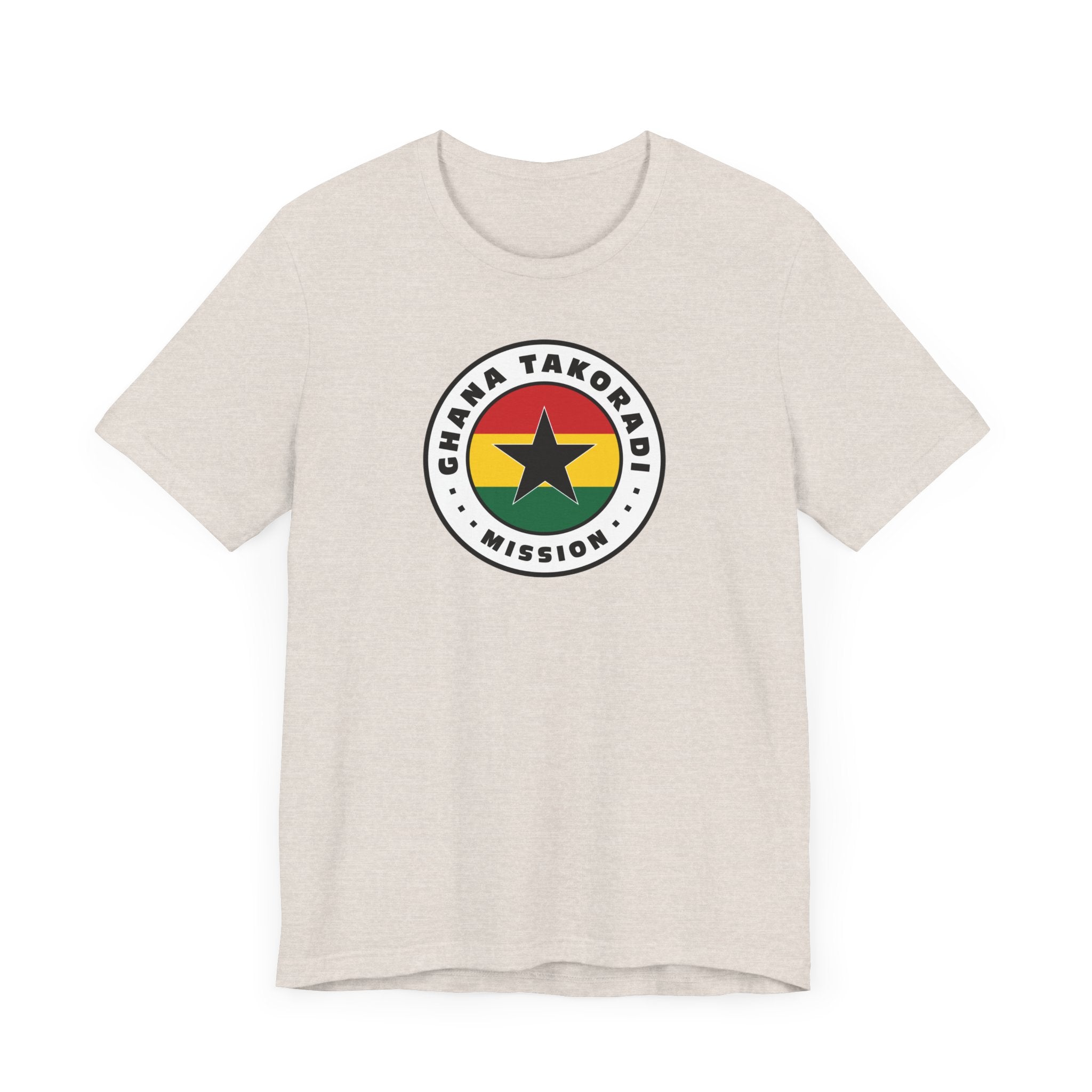 Ghana Takoradi Mission Flag Logo (White Border) T-shirt - Mission Wishlist - LDS Missionary Gift Store