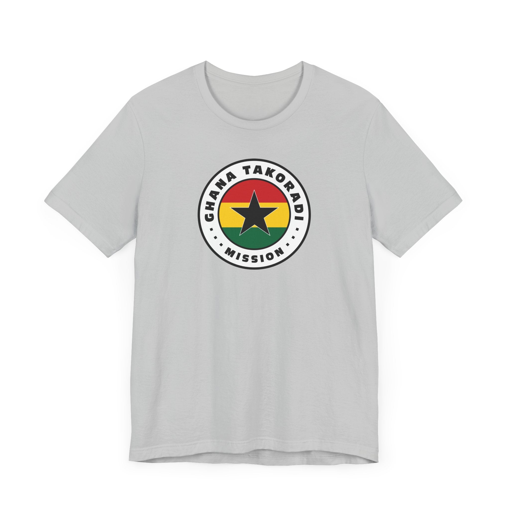 Ghana Takoradi Mission Flag Logo (White Border) T-shirt - Mission Wishlist - LDS Missionary Gift Store
