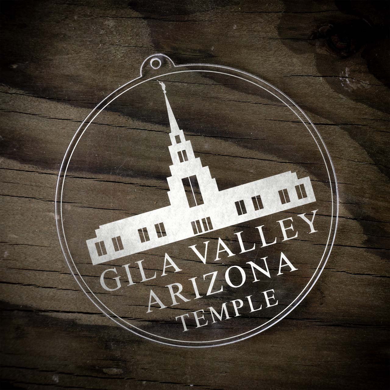 Gila Valley Arizona Temple Christmas Ornament - Latter-Day Saint LDS Missionary Gift - Book of Mormon