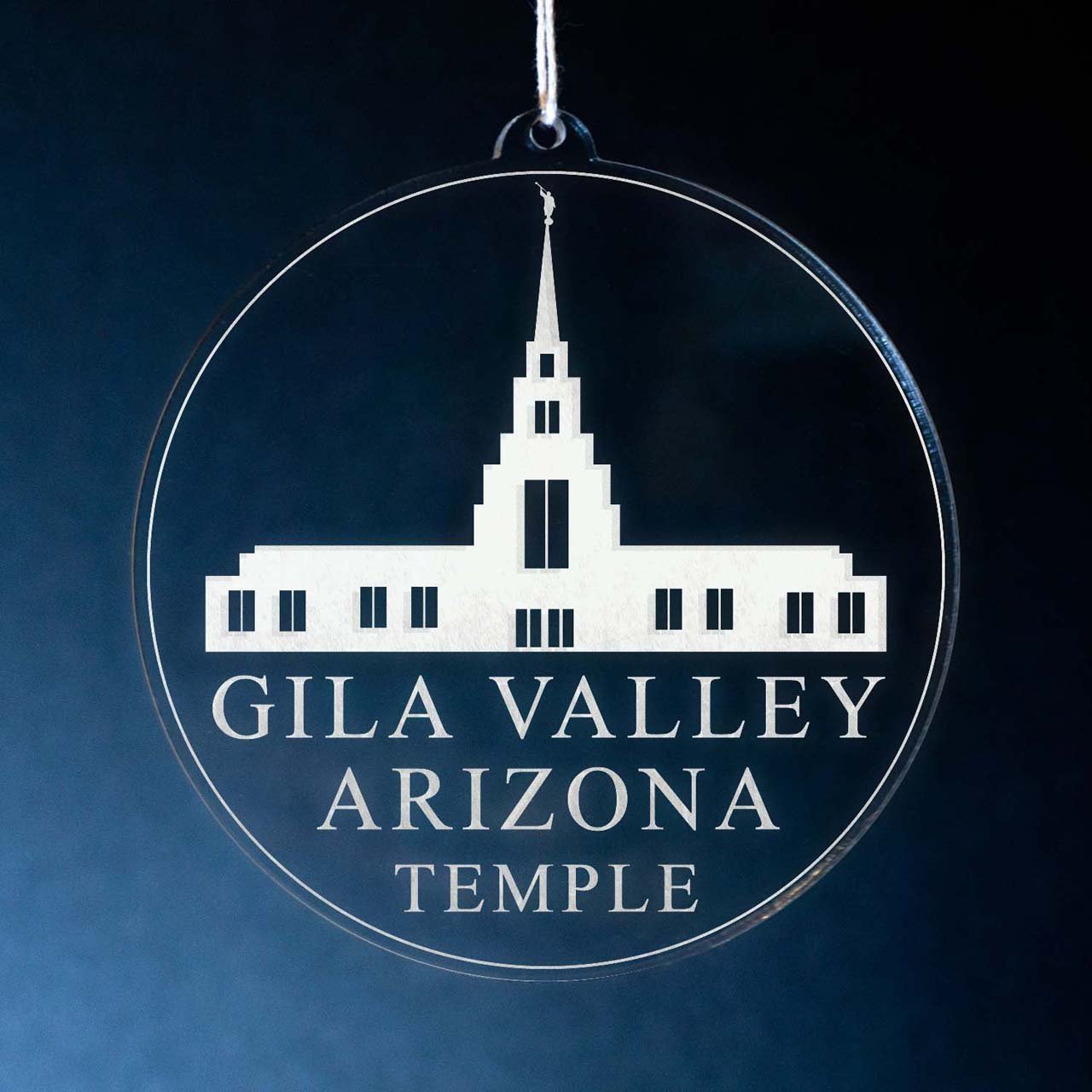 Gila Valley Arizona Temple Christmas Ornament - Latter-Day Saint LDS Missionary Gift - Book of Mormon