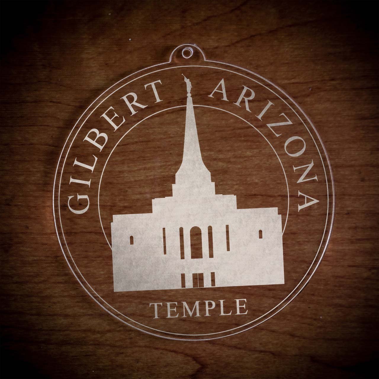Gilbert Arizona Temple Christmas Ornament - Latter-Day Saint LDS Missionary Gift - Book of Mormon