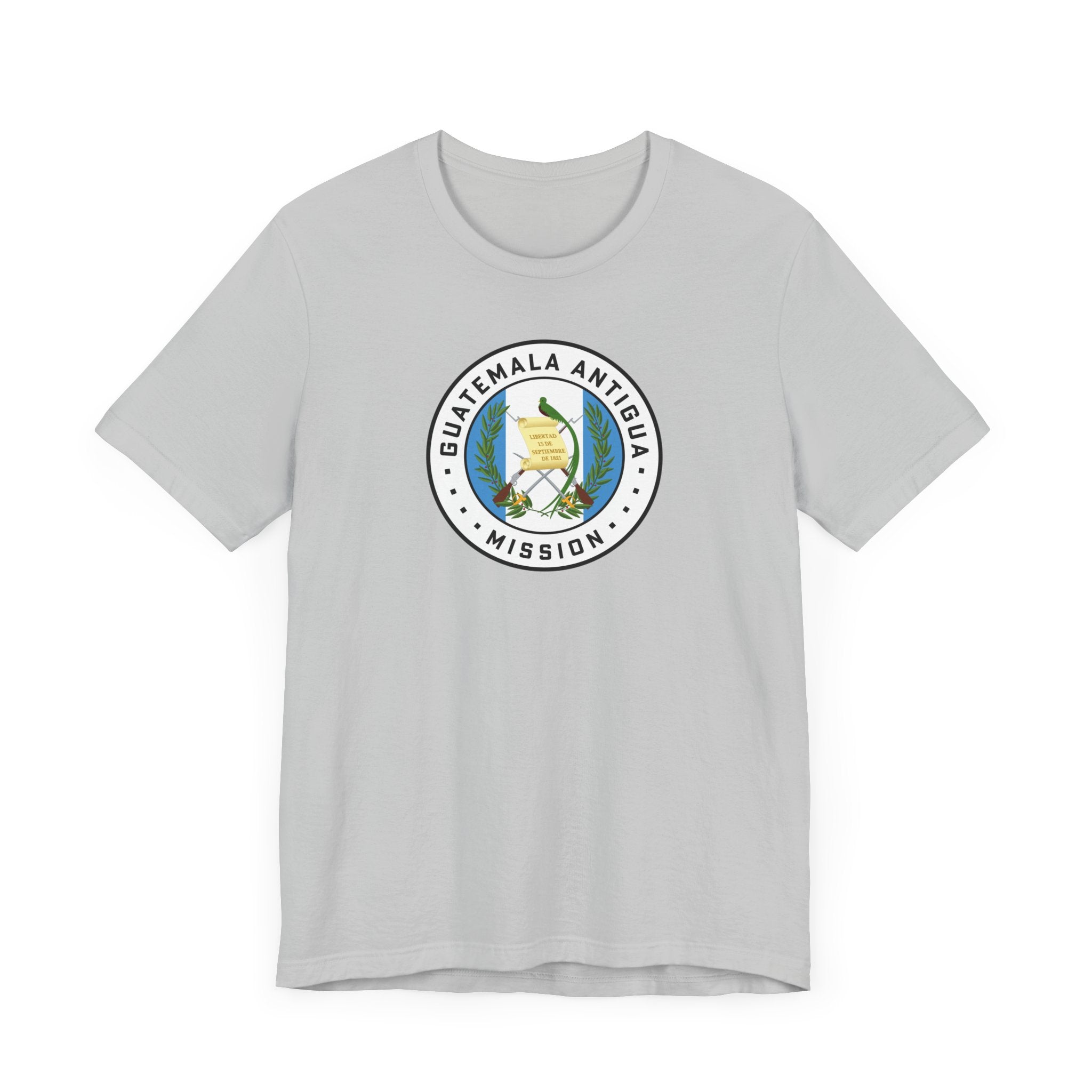 Guatemala Antigua Mission Flag Logo (White Border) T-shirt - Mission Wishlist - LDS Missionary Gift Store