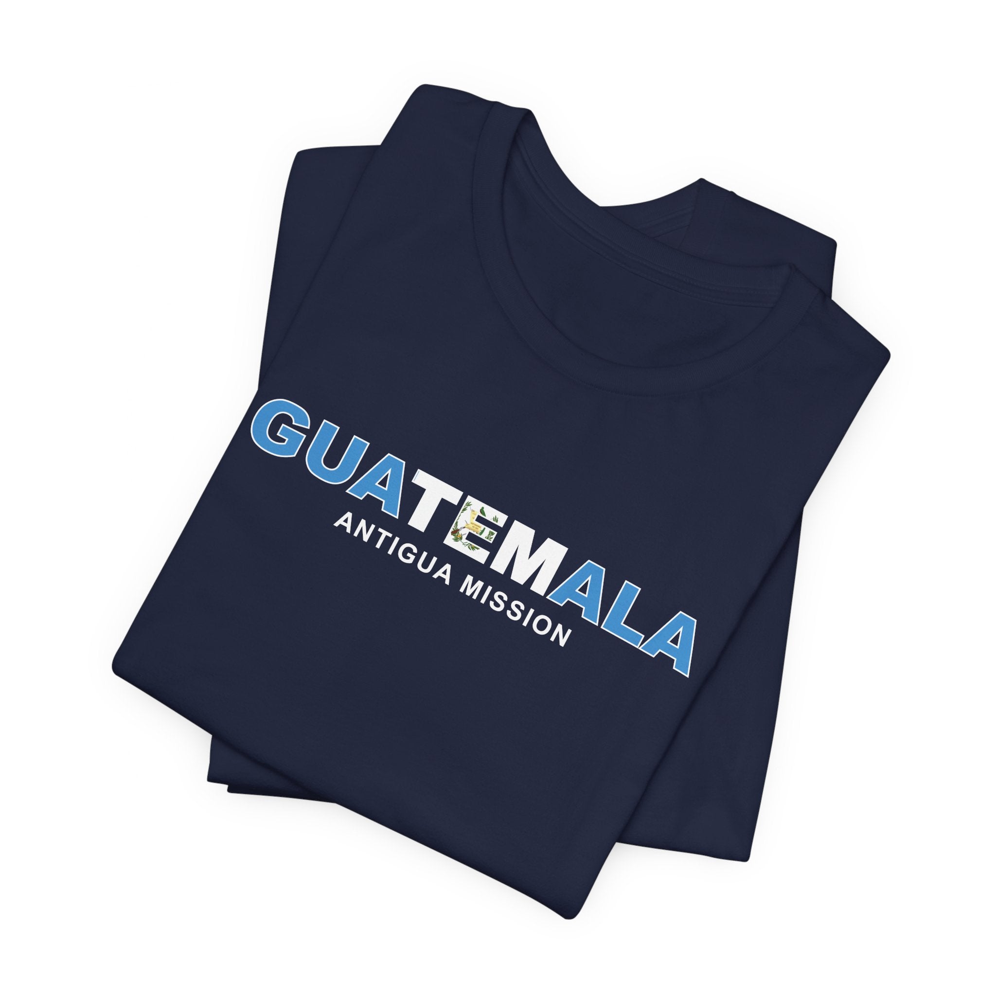 Guatemala Antigua Mission Flag Title T-shirt - Mission Wishlist - LDS Missionary Gift Store