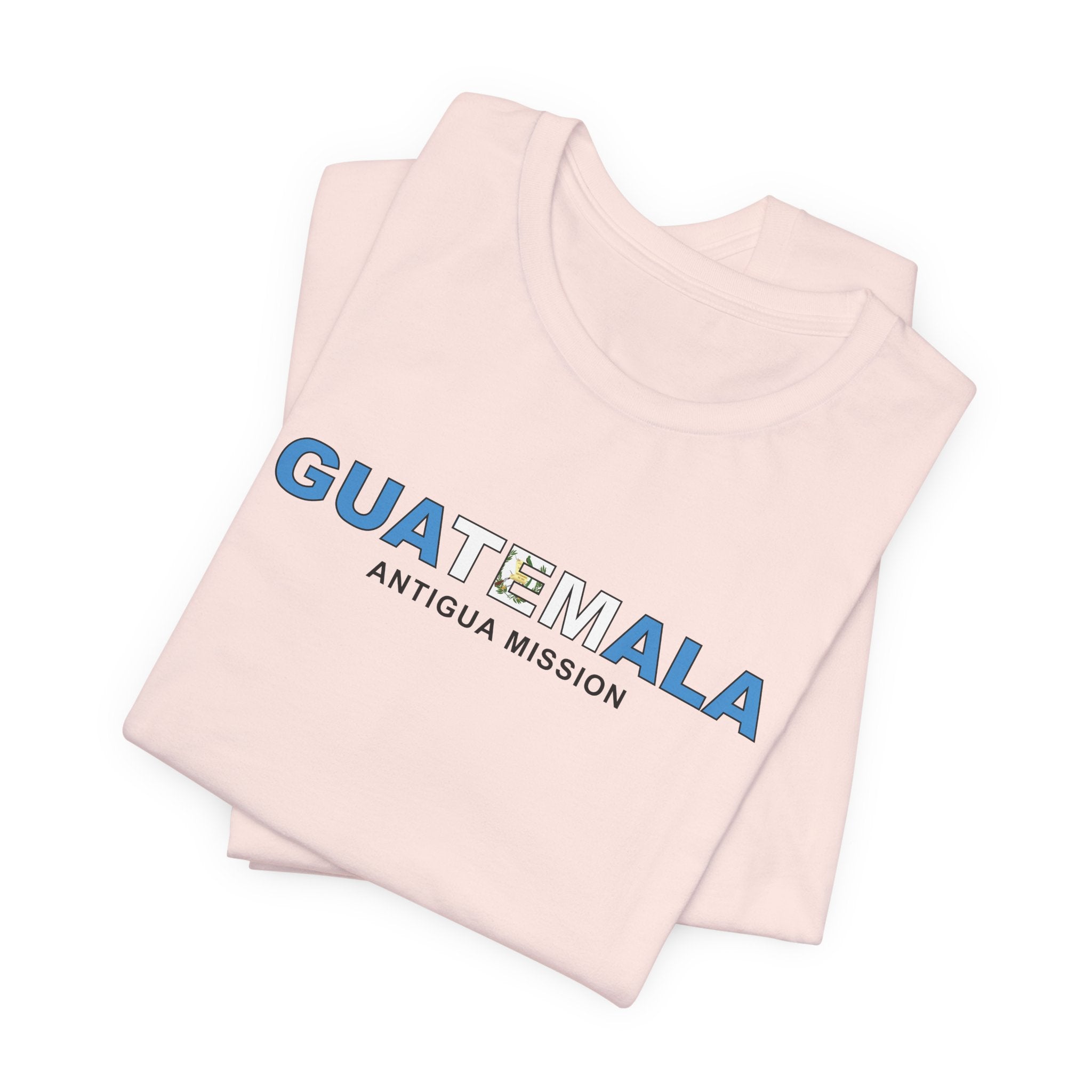 Guatemala Antigua Mission Flag Title T-shirt - Mission Wishlist - LDS Missionary Gift Store