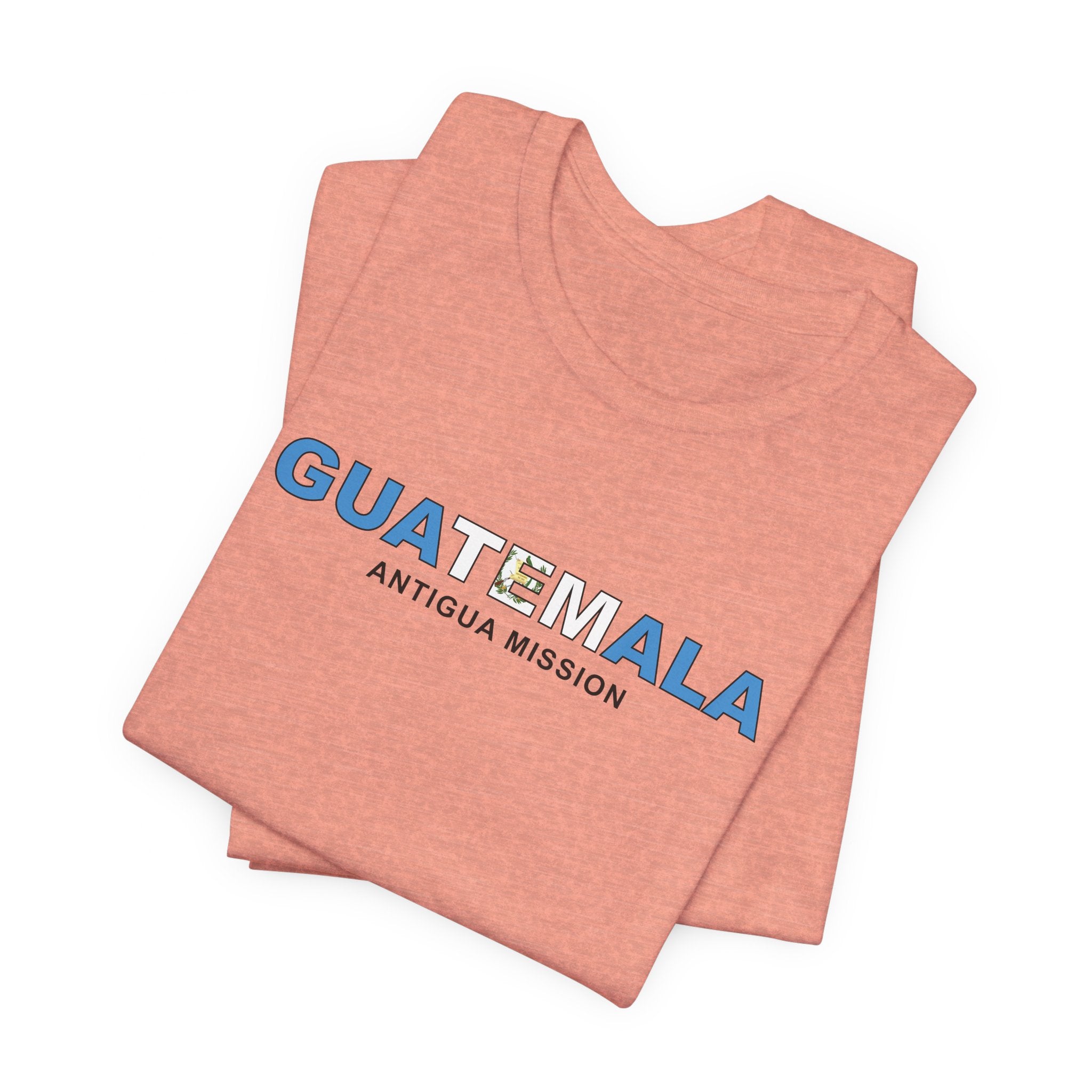 Guatemala Antigua Mission Flag Title T-shirt - Mission Wishlist - LDS Missionary Gift Store