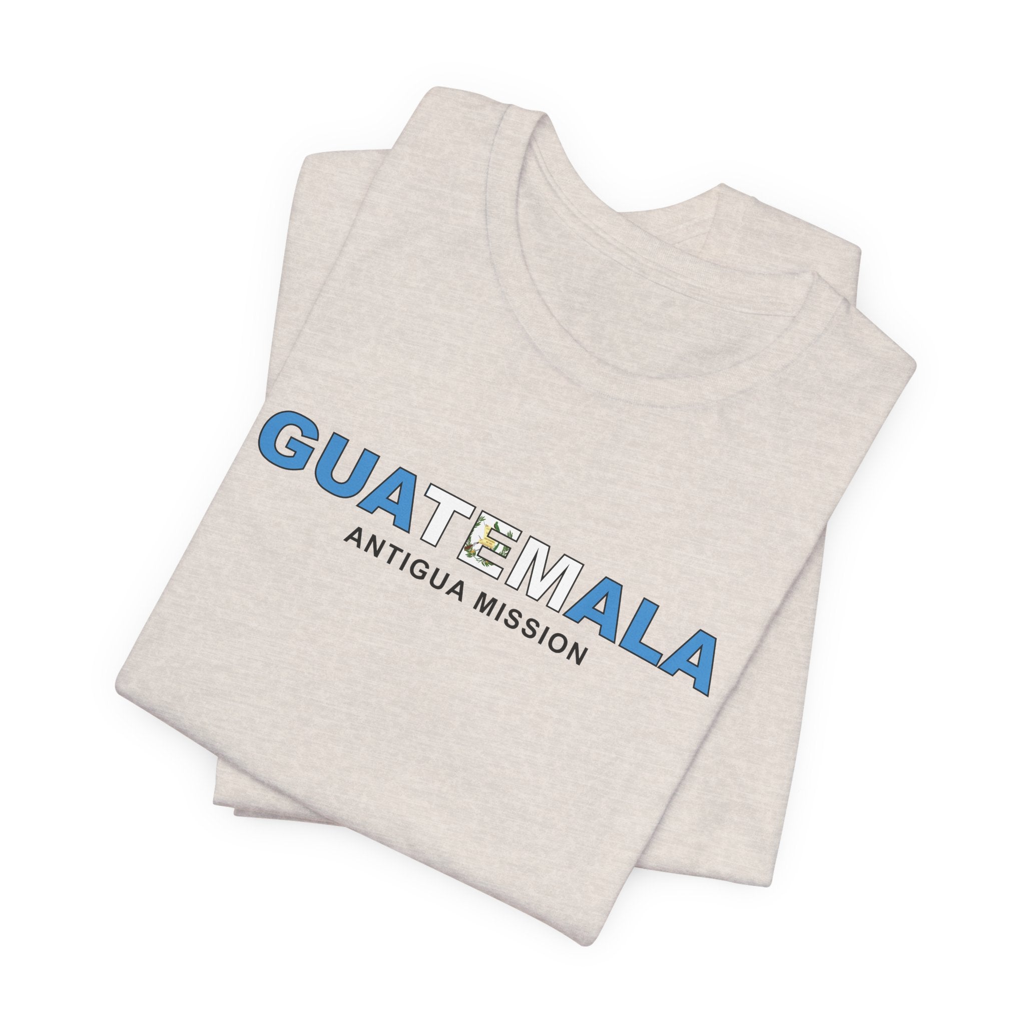Guatemala Antigua Mission Flag Title T-shirt - Mission Wishlist - LDS Missionary Gift Store