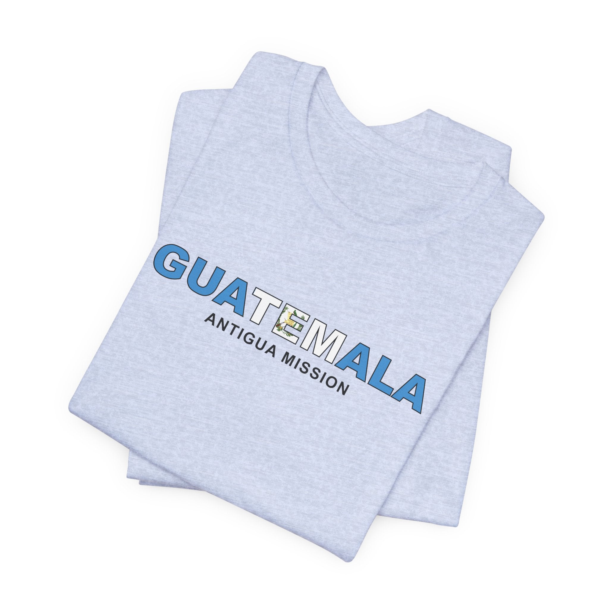 Guatemala Antigua Mission Flag Title T-shirt - Mission Wishlist - LDS Missionary Gift Store