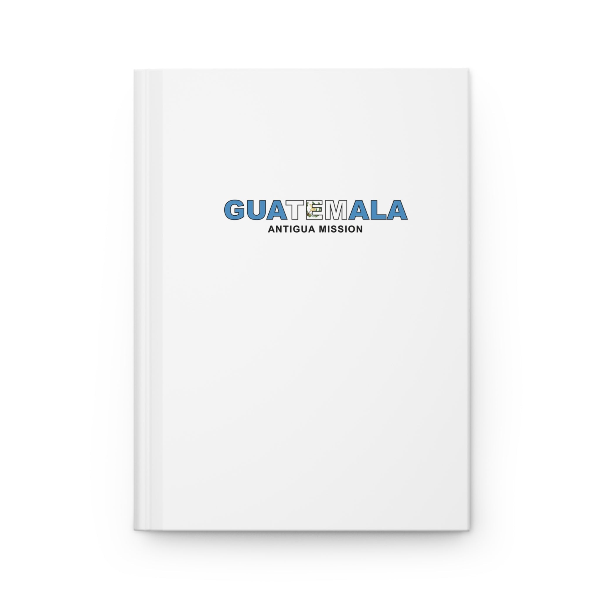 Guatemala Antigua Mission Flag Title White Hardcover Journal Matte - Mission Wishlist - LDS Missionary Gift Store