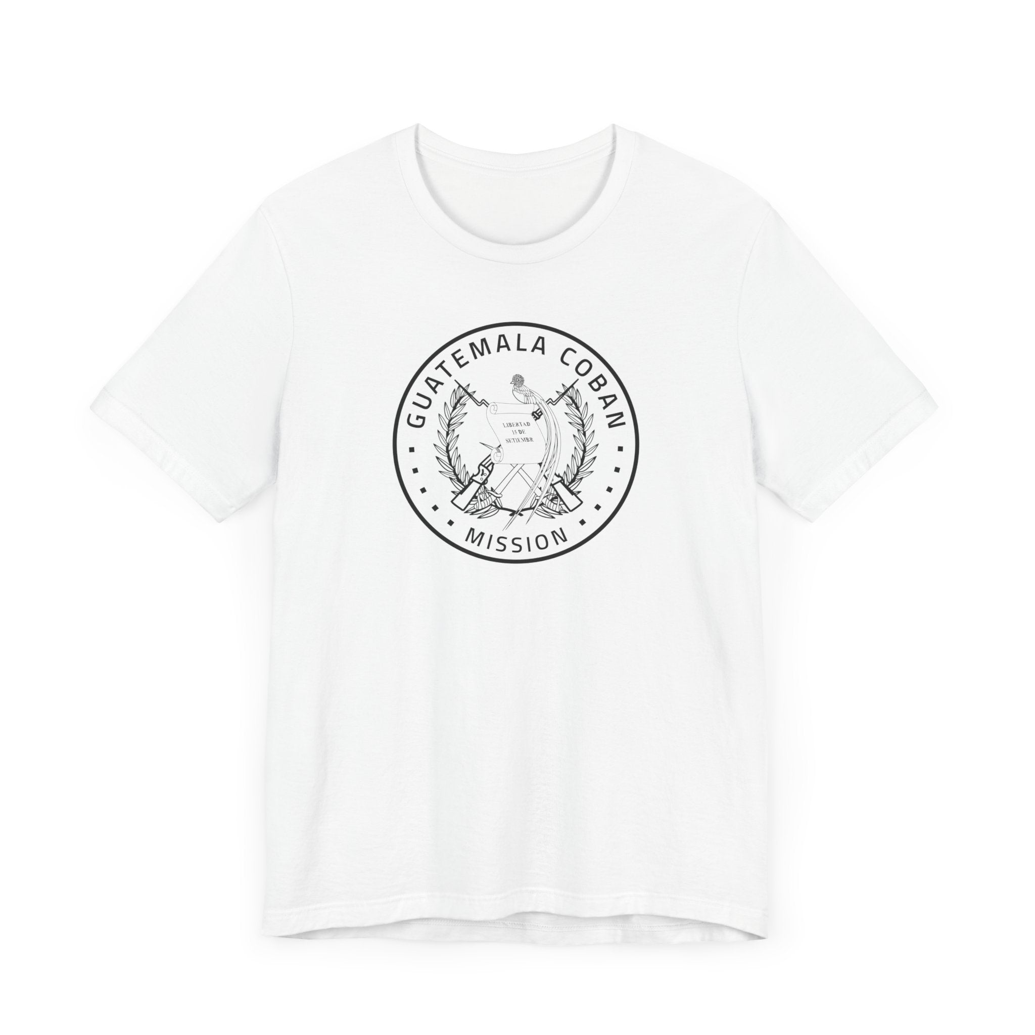 Guatemala Coban Mission Circular Monochrome Logo T-Shirt - Mission Wishlist - LDS Missionary Gift Store