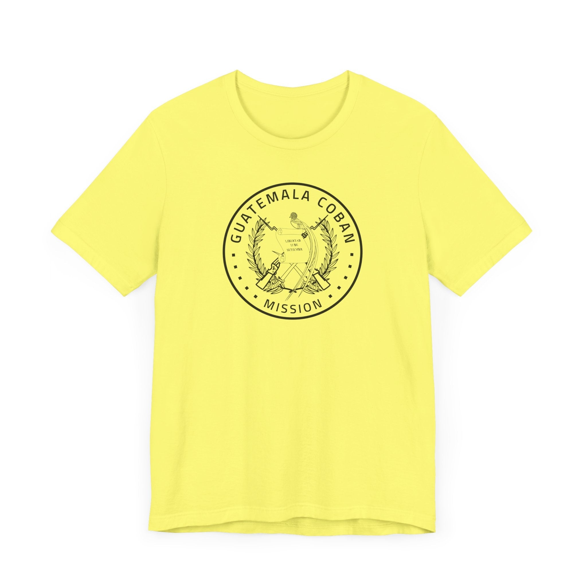 Guatemala Coban Mission Circular Monochrome Logo T-Shirt - Mission Wishlist - LDS Missionary Gift Store