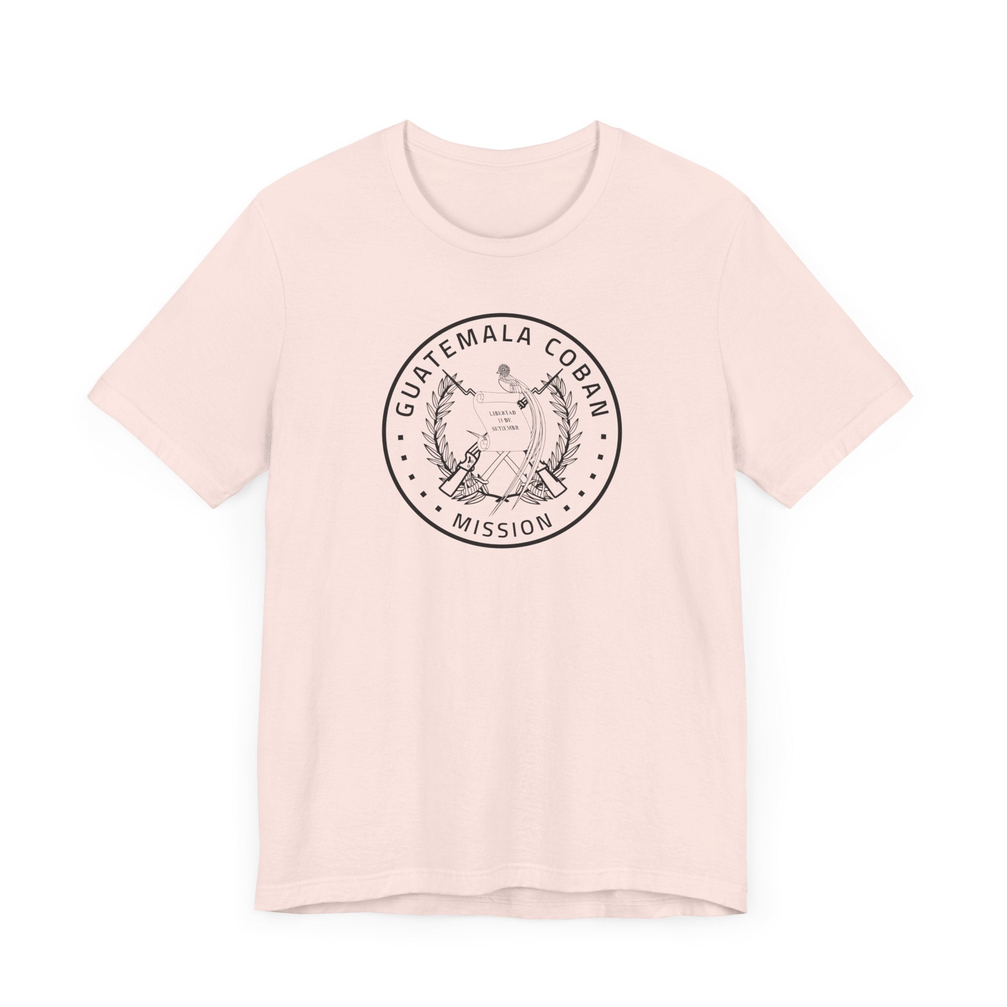 Guatemala Coban Mission Circular Monochrome Logo T-Shirt - Mission Wishlist - LDS Missionary Gift Store