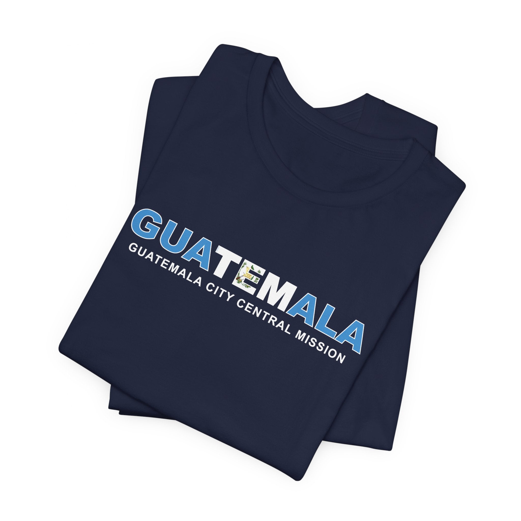 Guatemala Guatemala City Central Mission Flag Title T-shirt - Mission Wishlist - LDS Missionary Gift Store