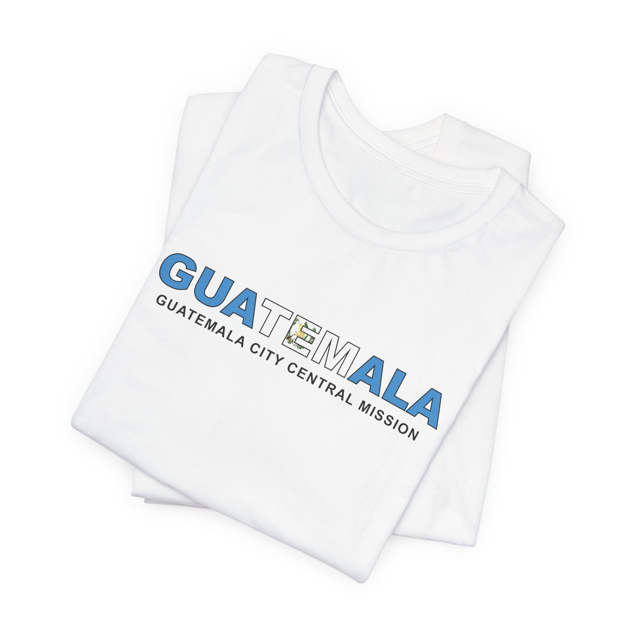 Guatemala Guatemala City Central Mission Flag Title T-shirt - Mission Wishlist - LDS Missionary Gift Store