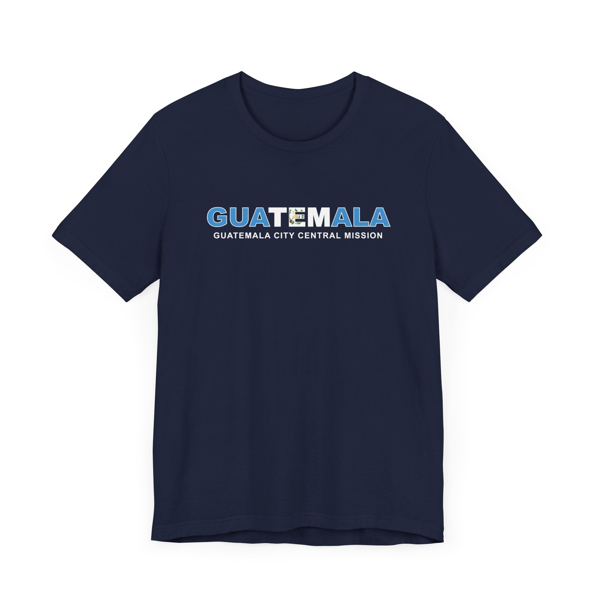Guatemala Guatemala City Central Mission Flag Title T-shirt - Mission Wishlist - LDS Missionary Gift Store