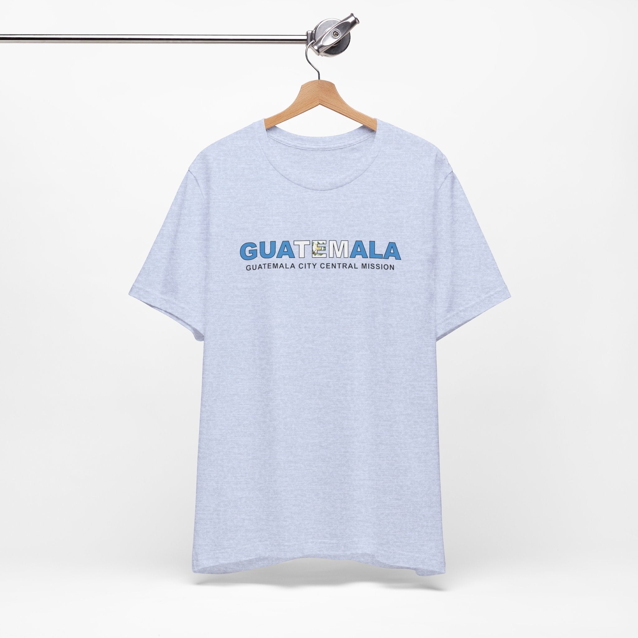 Guatemala Guatemala City Central Mission Flag Title T-shirt - Mission Wishlist - LDS Missionary Gift Store