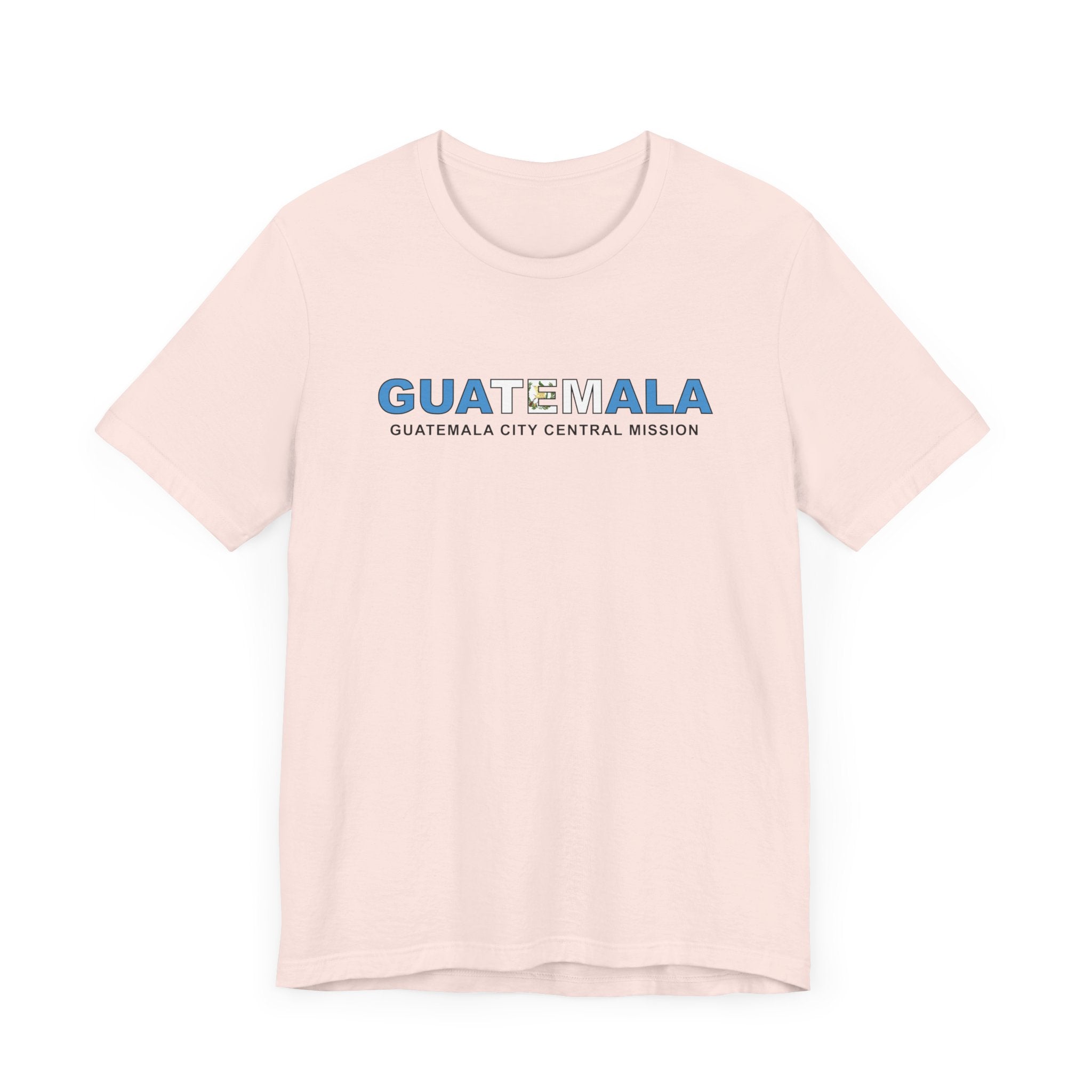 Guatemala Guatemala City Central Mission Flag Title T-shirt - Mission Wishlist - LDS Missionary Gift Store