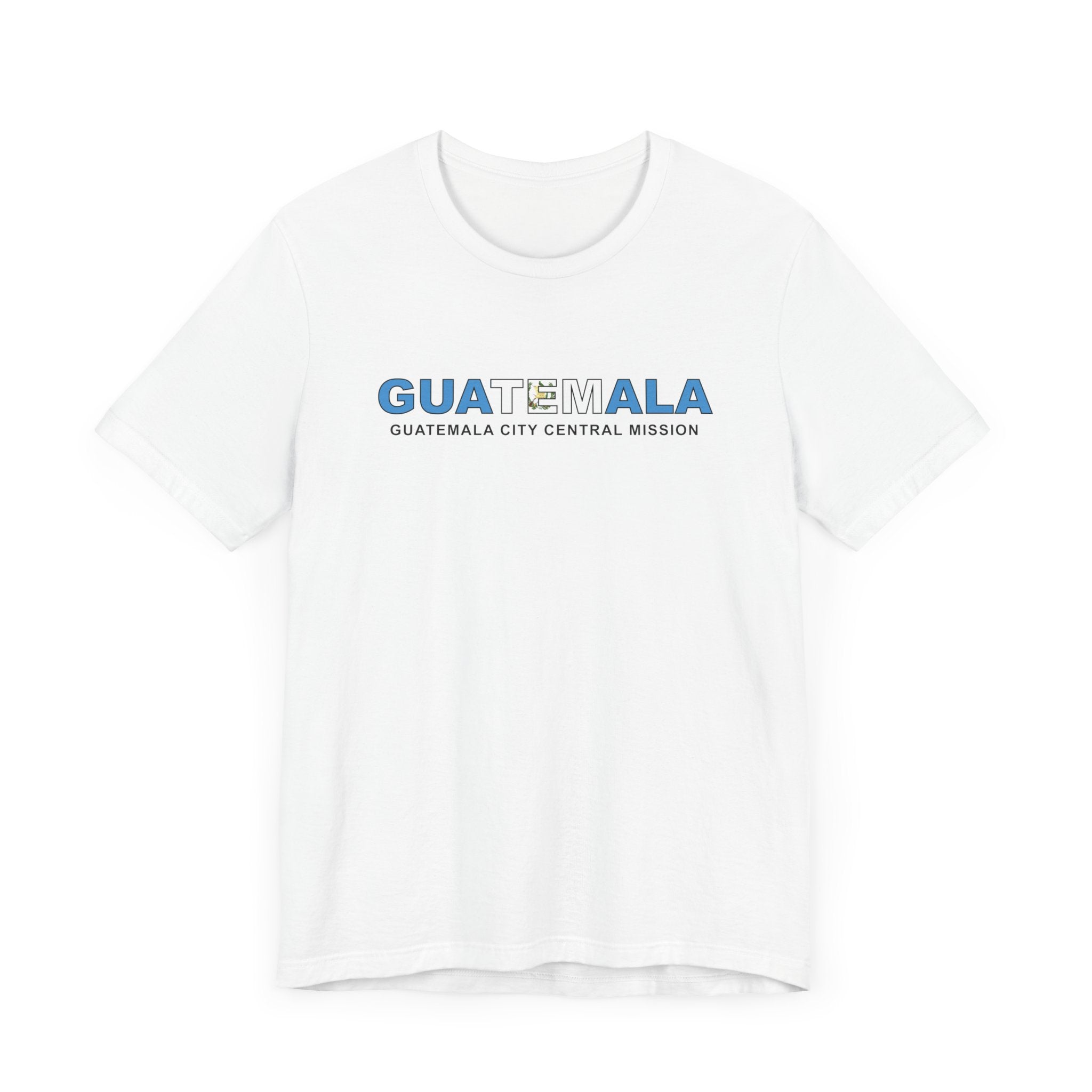 Guatemala Guatemala City Central Mission Flag Title T-shirt - Mission Wishlist - LDS Missionary Gift Store
