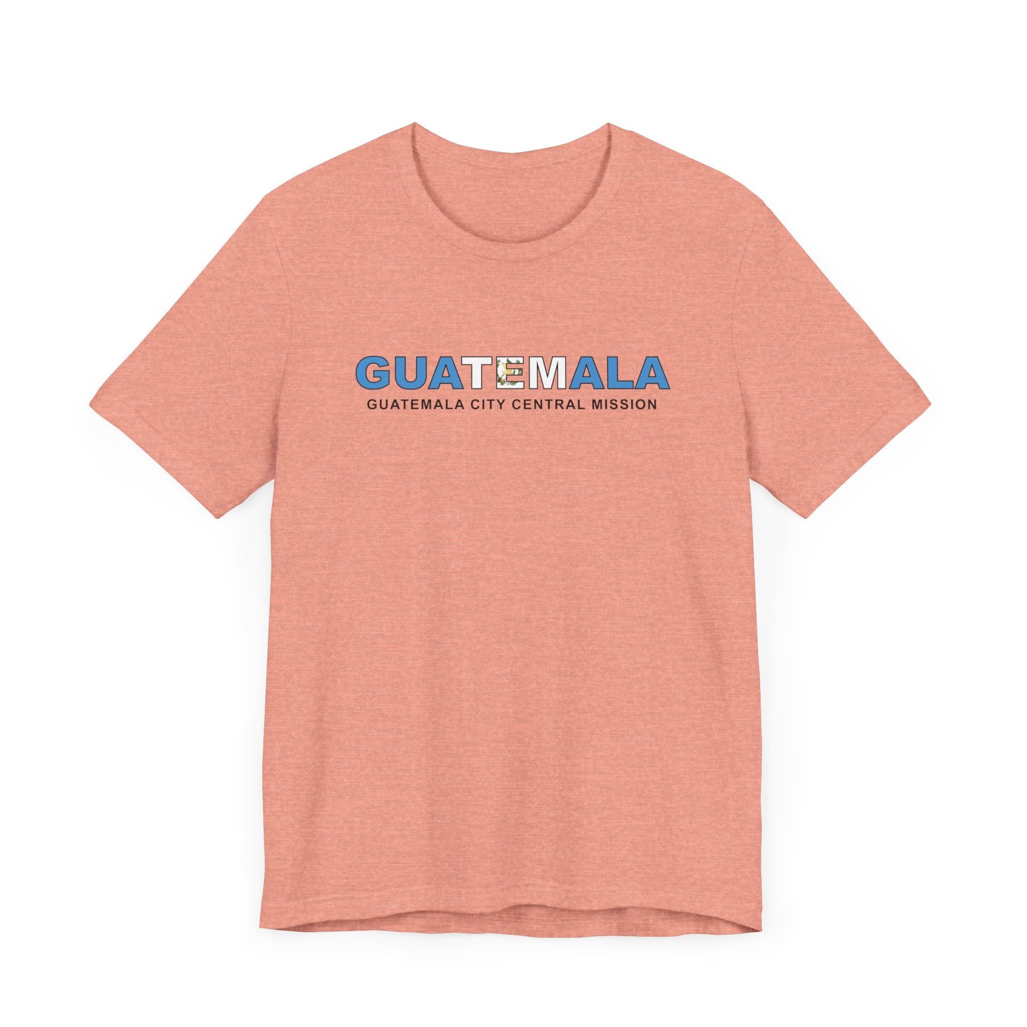 Guatemala Guatemala City Central Mission Flag Title T-shirt - Mission Wishlist - LDS Missionary Gift Store