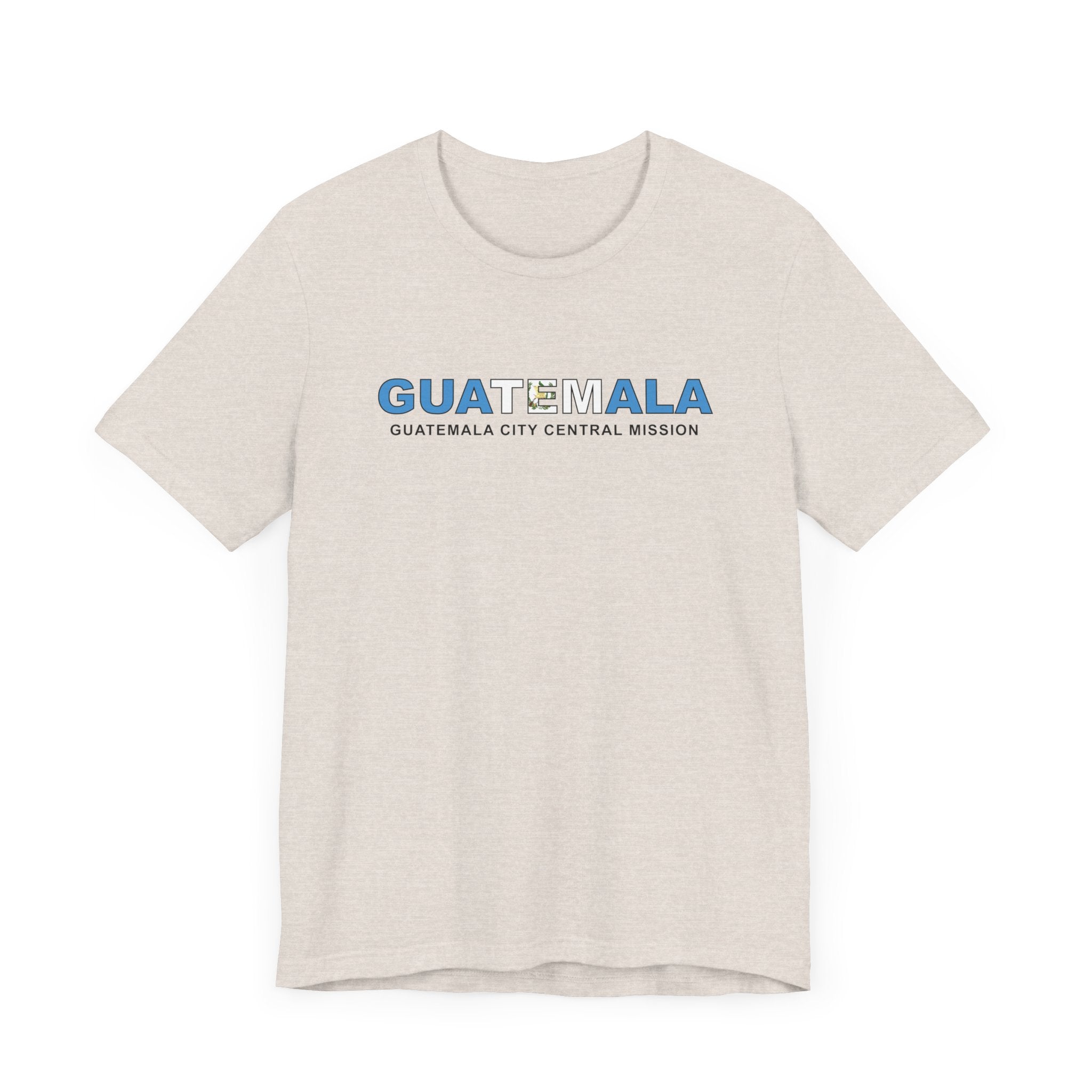 Guatemala Guatemala City Central Mission Flag Title T-shirt - Mission Wishlist - LDS Missionary Gift Store