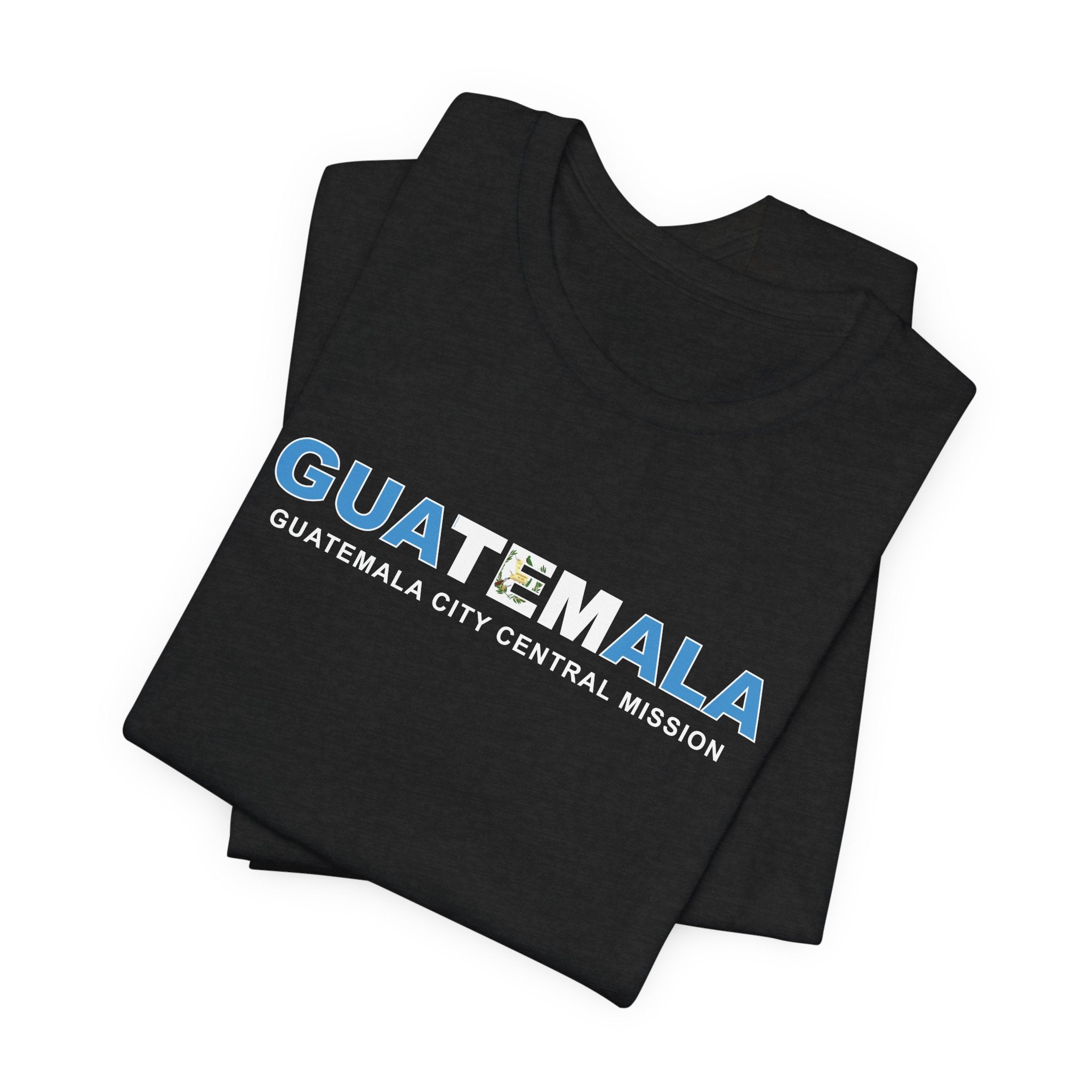 Guatemala Guatemala City Central Mission Flag Title T-shirt - Mission Wishlist - LDS Missionary Gift Store