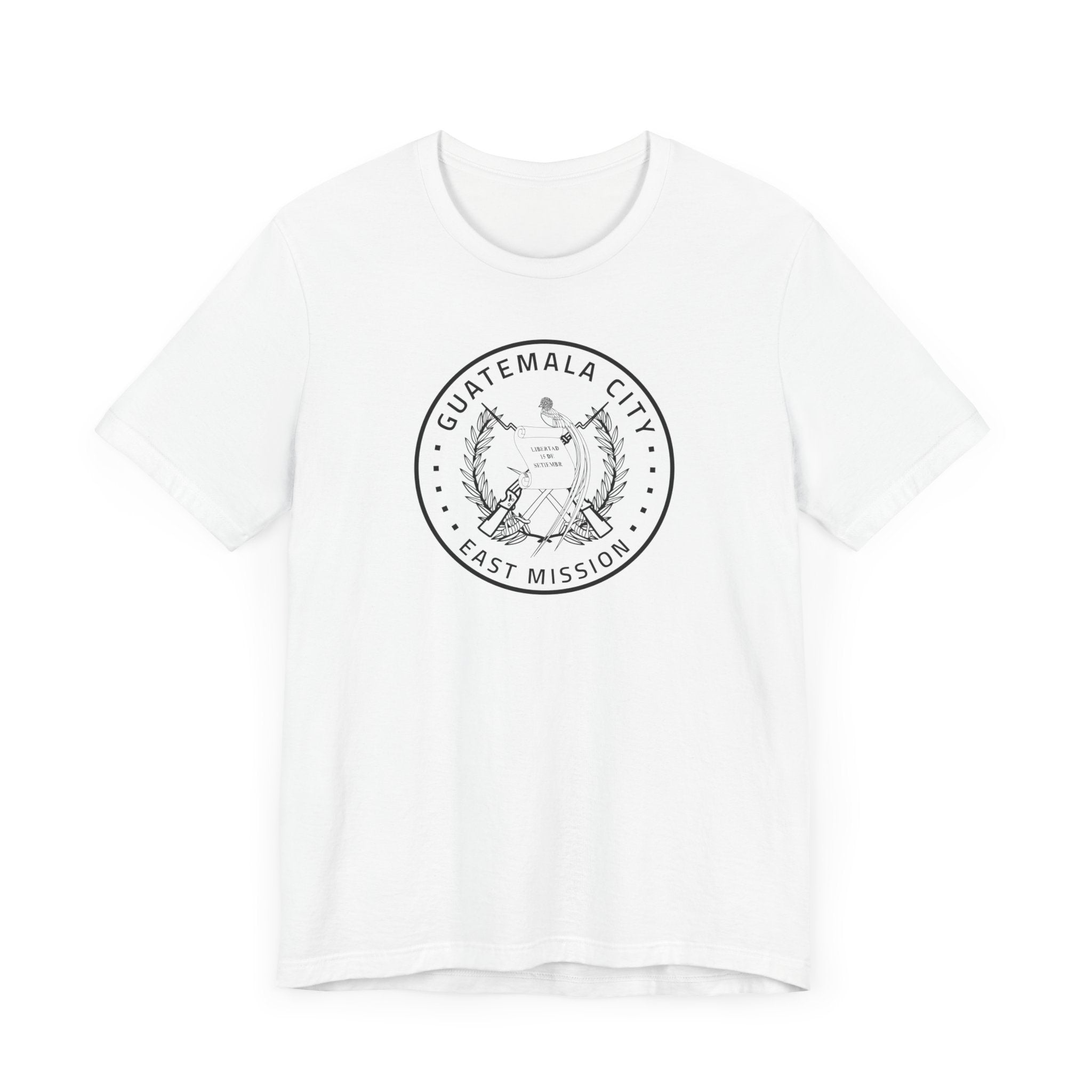 Guatemala Guatemala City East Mission Circular Monochrome Logo T-Shirt - Mission Wishlist - LDS Missionary Gift Store