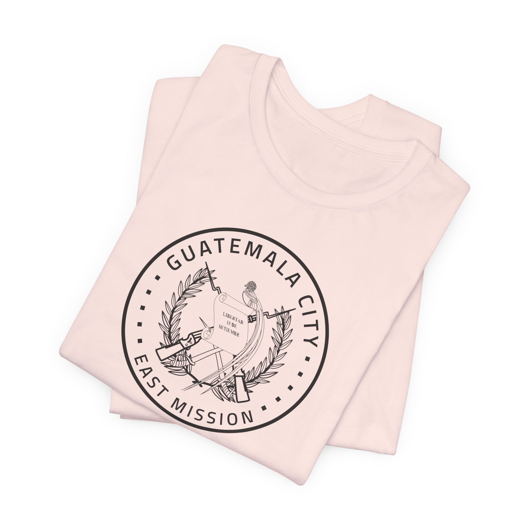 Guatemala Guatemala City East Mission Circular Monochrome Logo T-Shirt - Mission Wishlist - LDS Missionary Gift Store