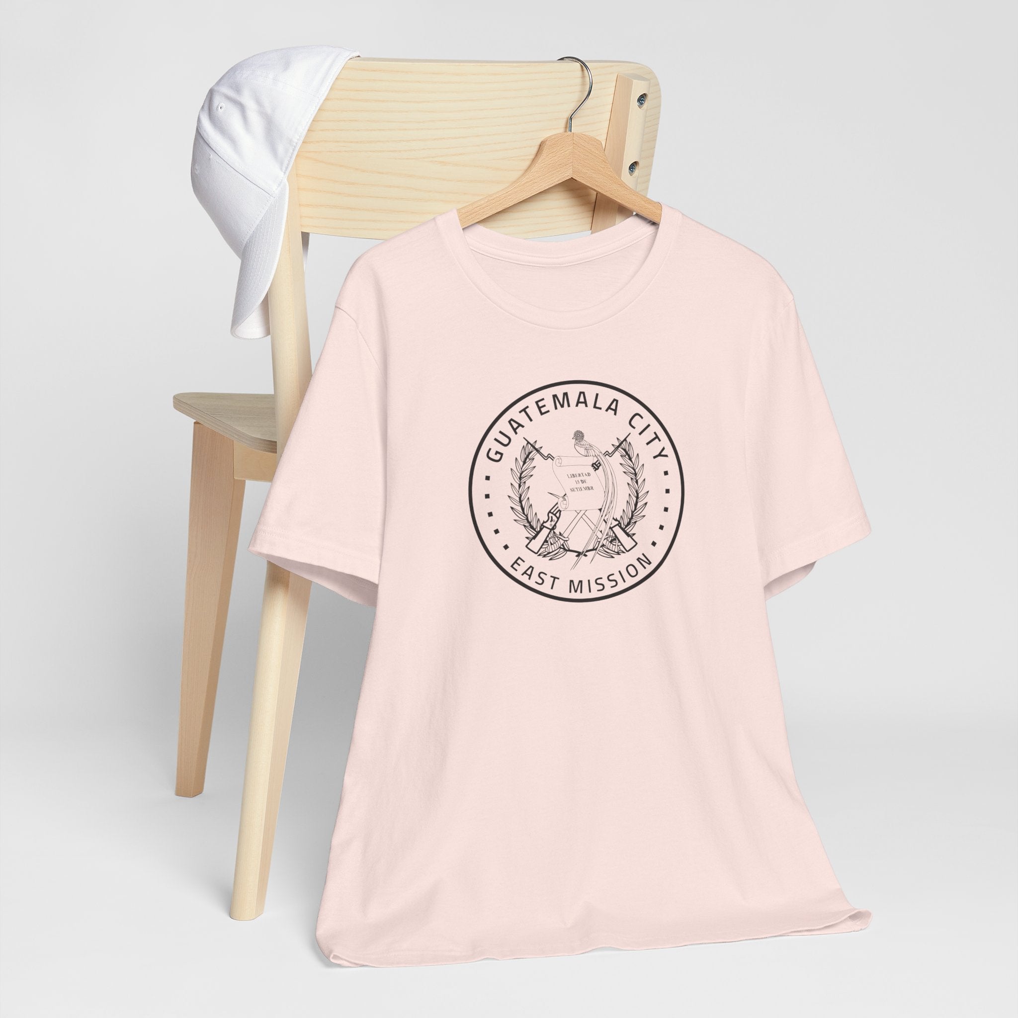 Guatemala Guatemala City East Mission Circular Monochrome Logo T-Shirt - Mission Wishlist - LDS Missionary Gift Store