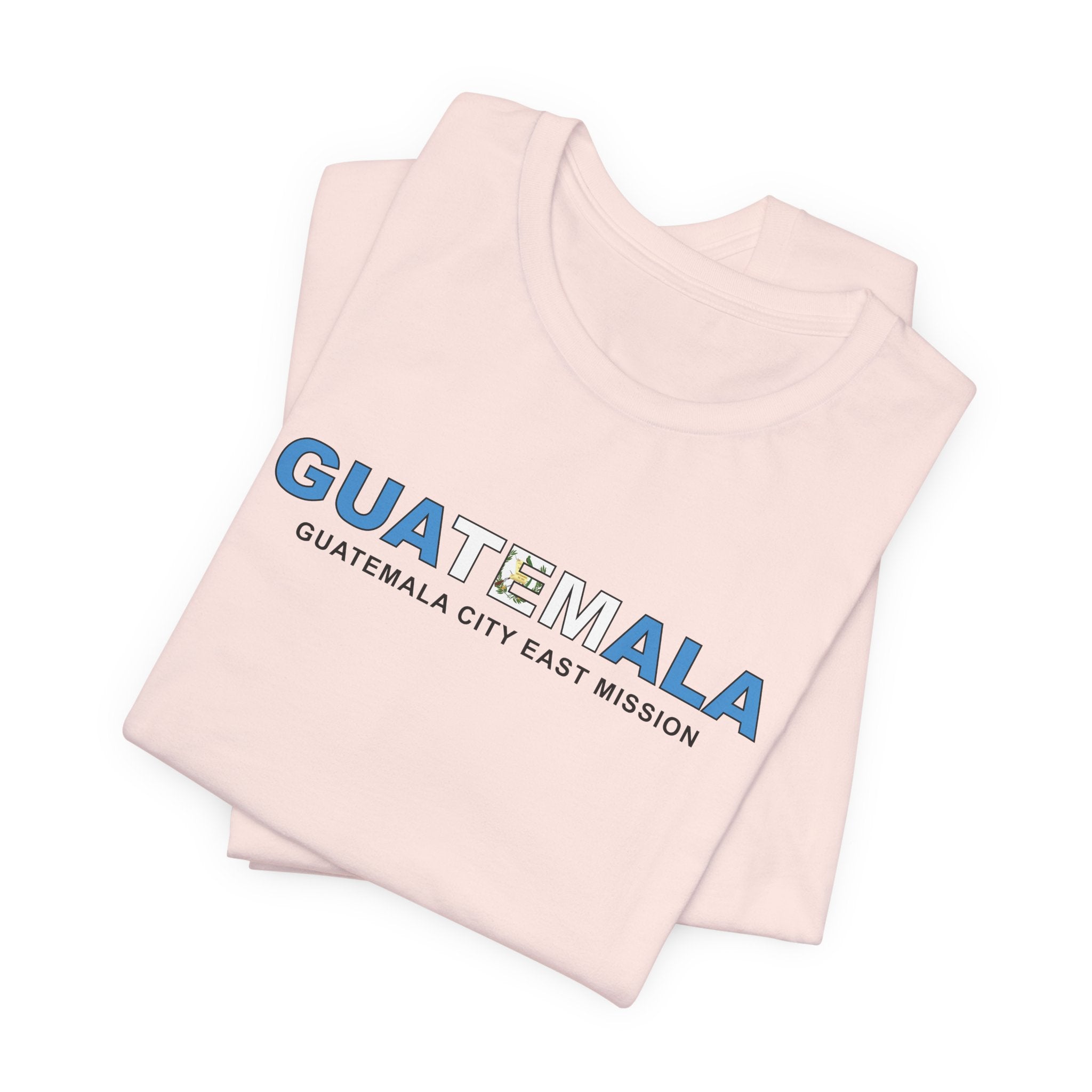 Guatemala Guatemala City East Mission Flag Title T-shirt - Mission Wishlist - LDS Missionary Gift Store