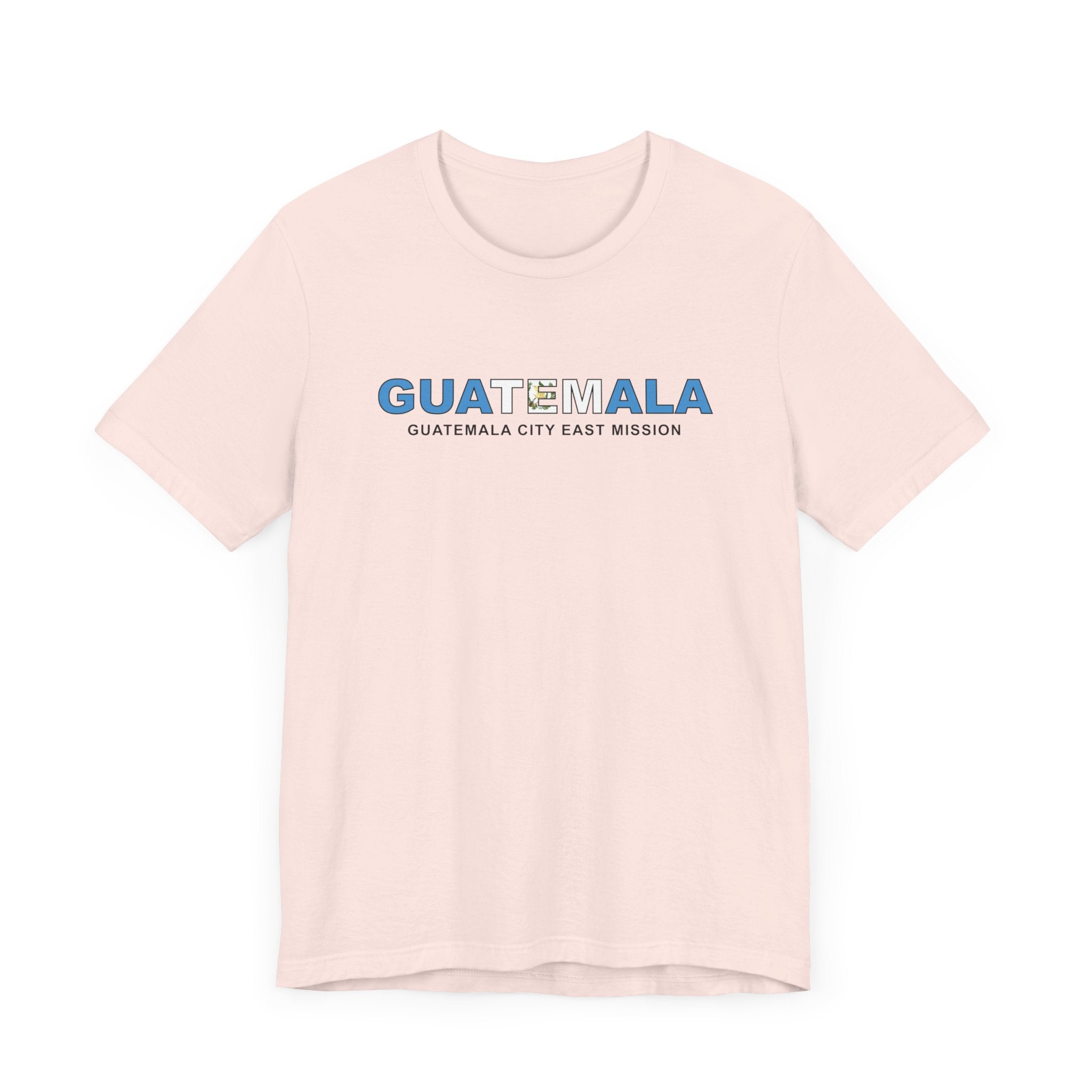 Guatemala Guatemala City East Mission Flag Title T-shirt - Mission Wishlist - LDS Missionary Gift Store