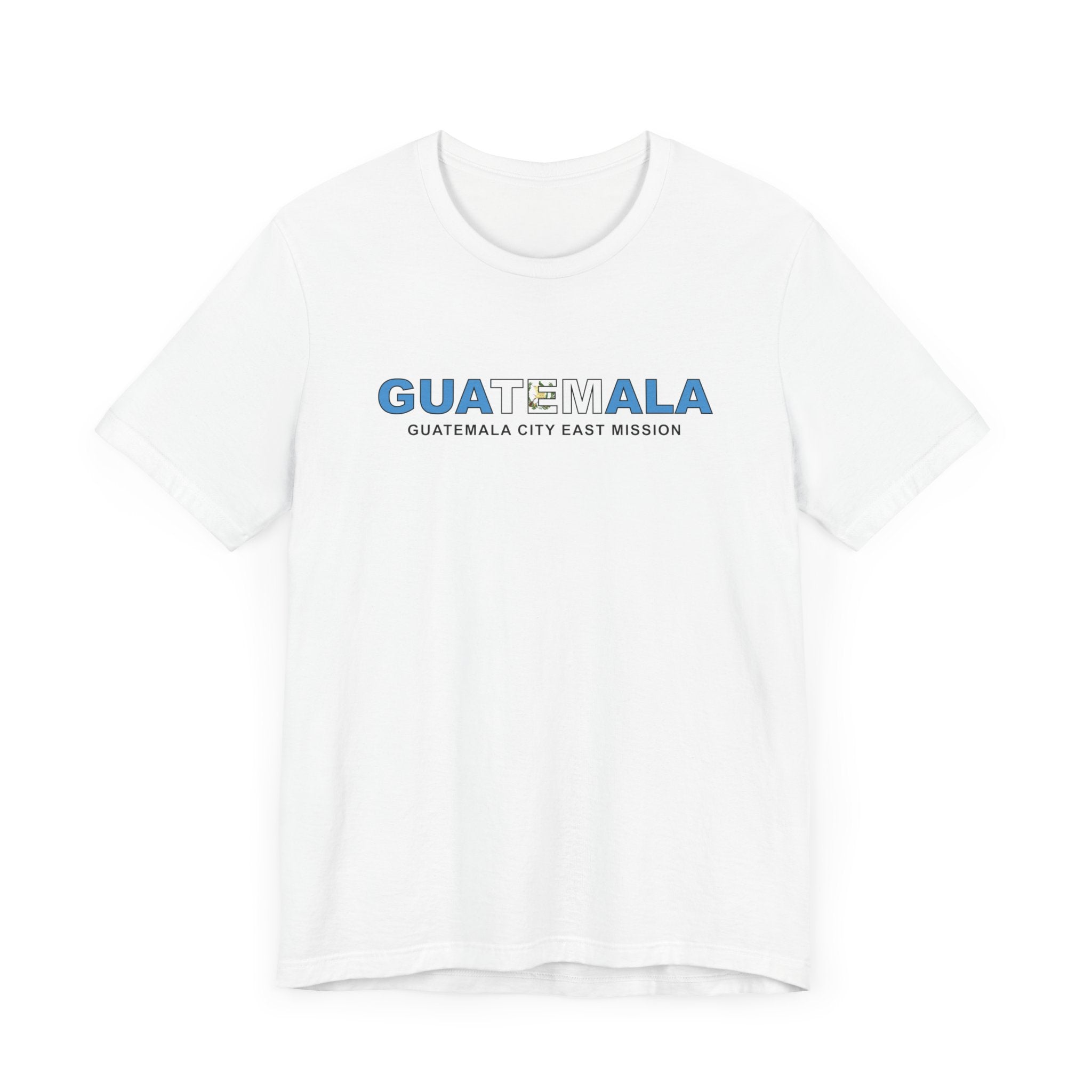 Guatemala Guatemala City East Mission Flag Title T-shirt - Mission Wishlist - LDS Missionary Gift Store