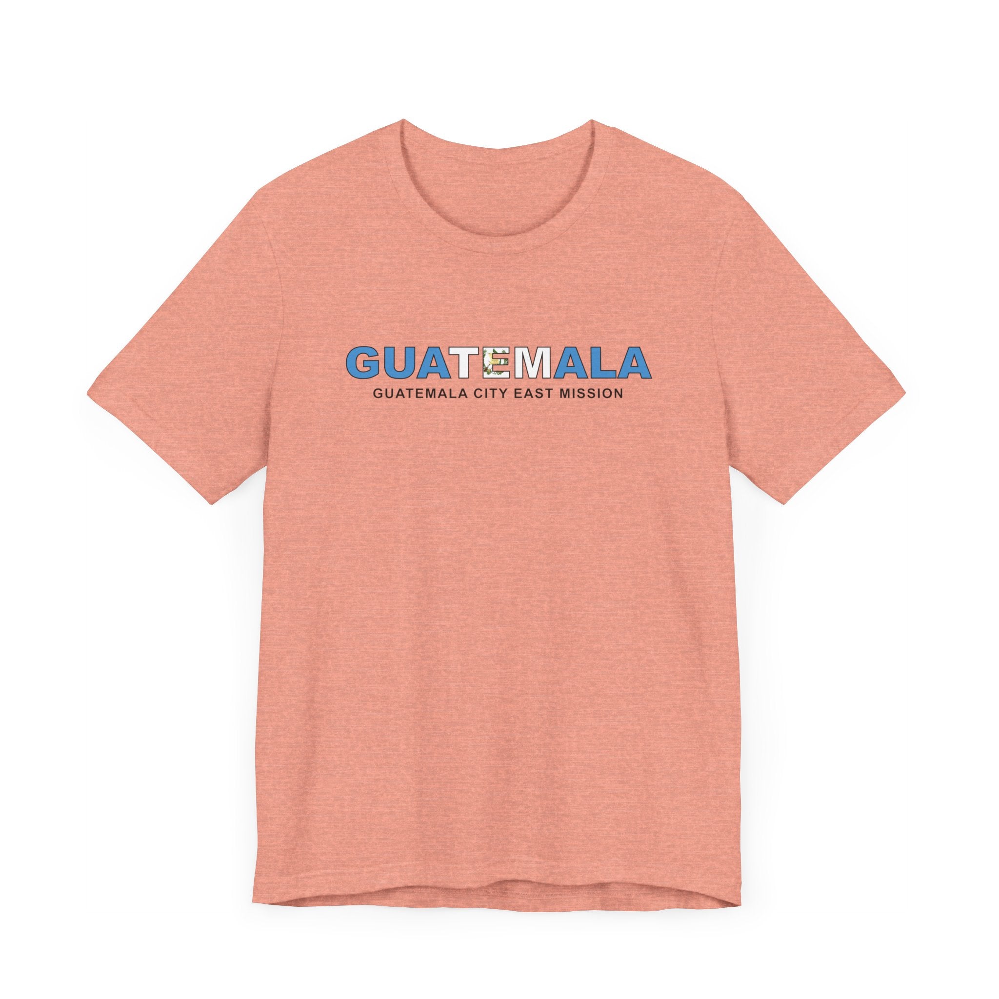 Guatemala Guatemala City East Mission Flag Title T-shirt - Mission Wishlist - LDS Missionary Gift Store