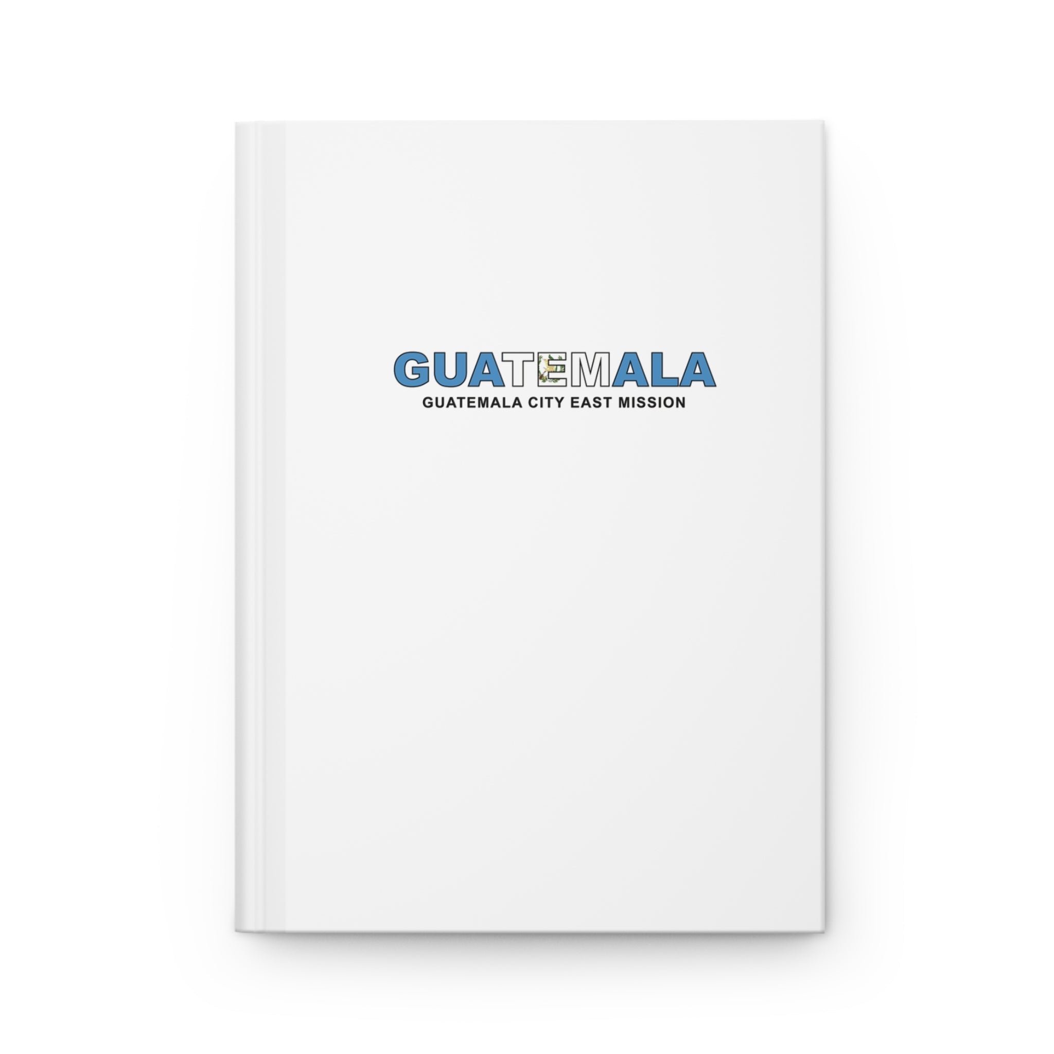 Guatemala Guatemala City East Mission Flag Title White Hardcover Journal Matte - Mission Wishlist - LDS Missionary Gift Store