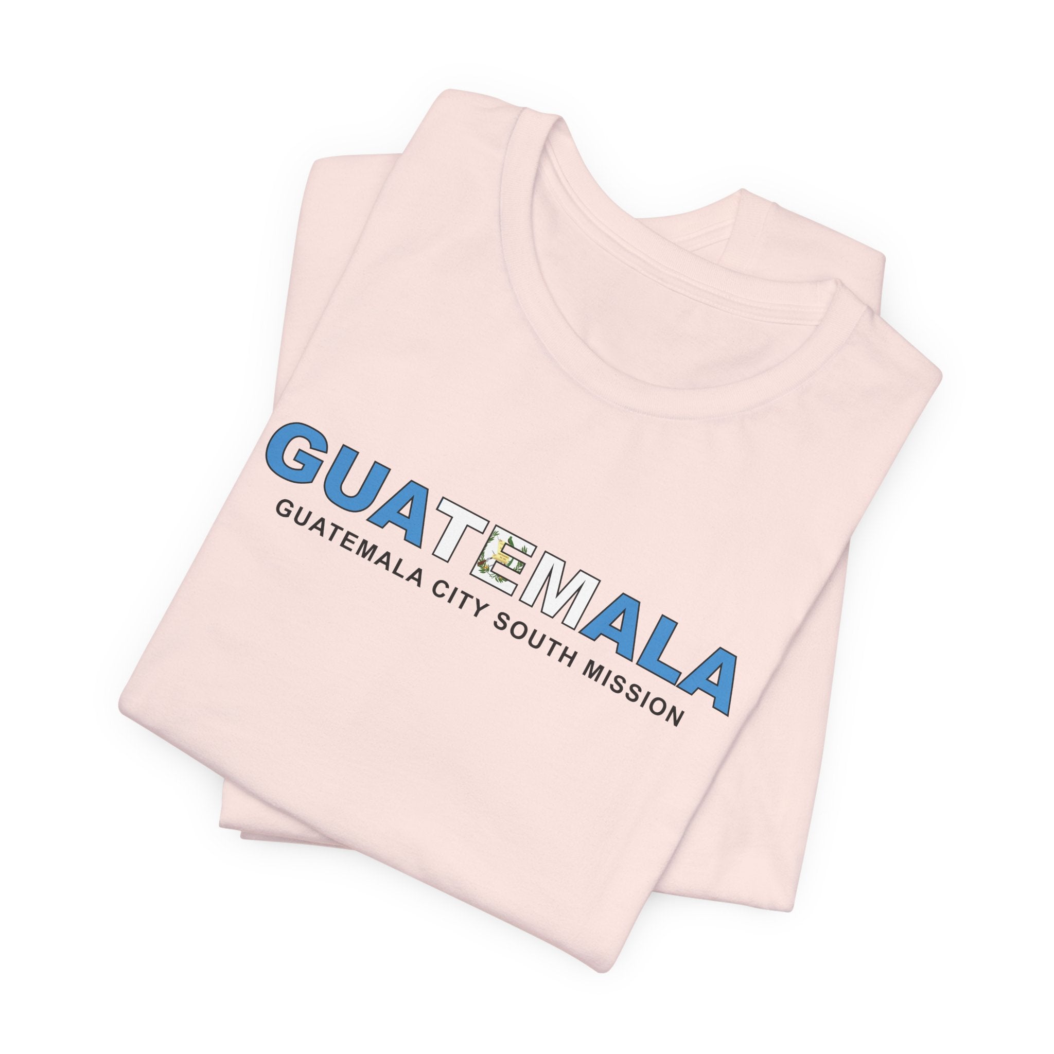 Guatemala Guatemala City South Mission Flag Title T-shirt - Mission Wishlist - LDS Missionary Gift Store