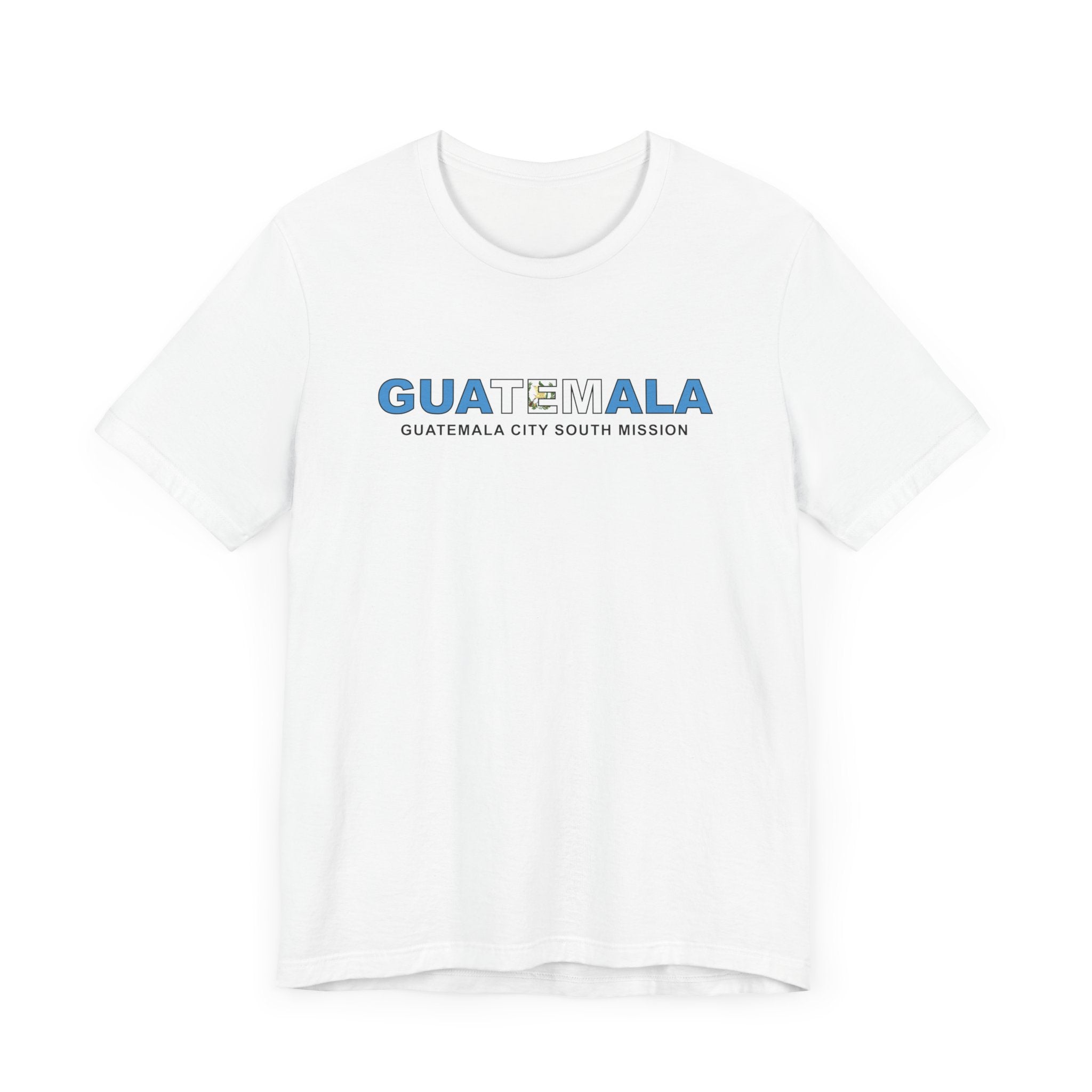 Guatemala Guatemala City South Mission Flag Title T-shirt - Mission Wishlist - LDS Missionary Gift Store