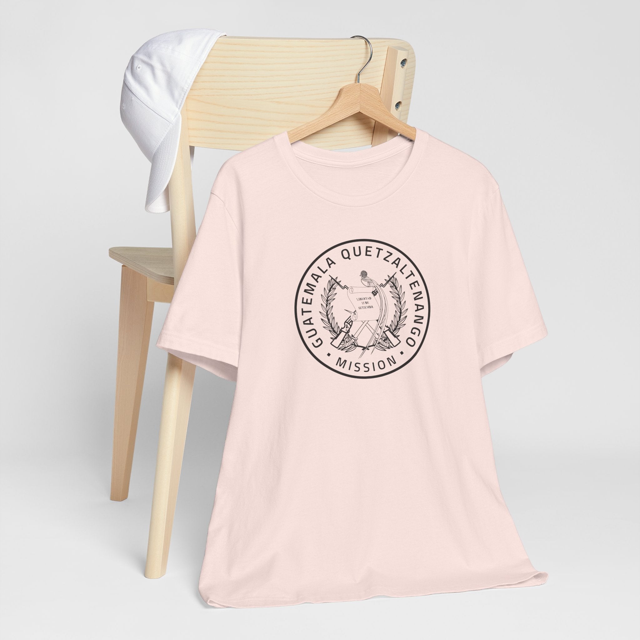 Guatemala Quetzaltenango Mission Circular Monochrome Logo T-Shirt - Mission Wishlist - LDS Missionary Gift Store