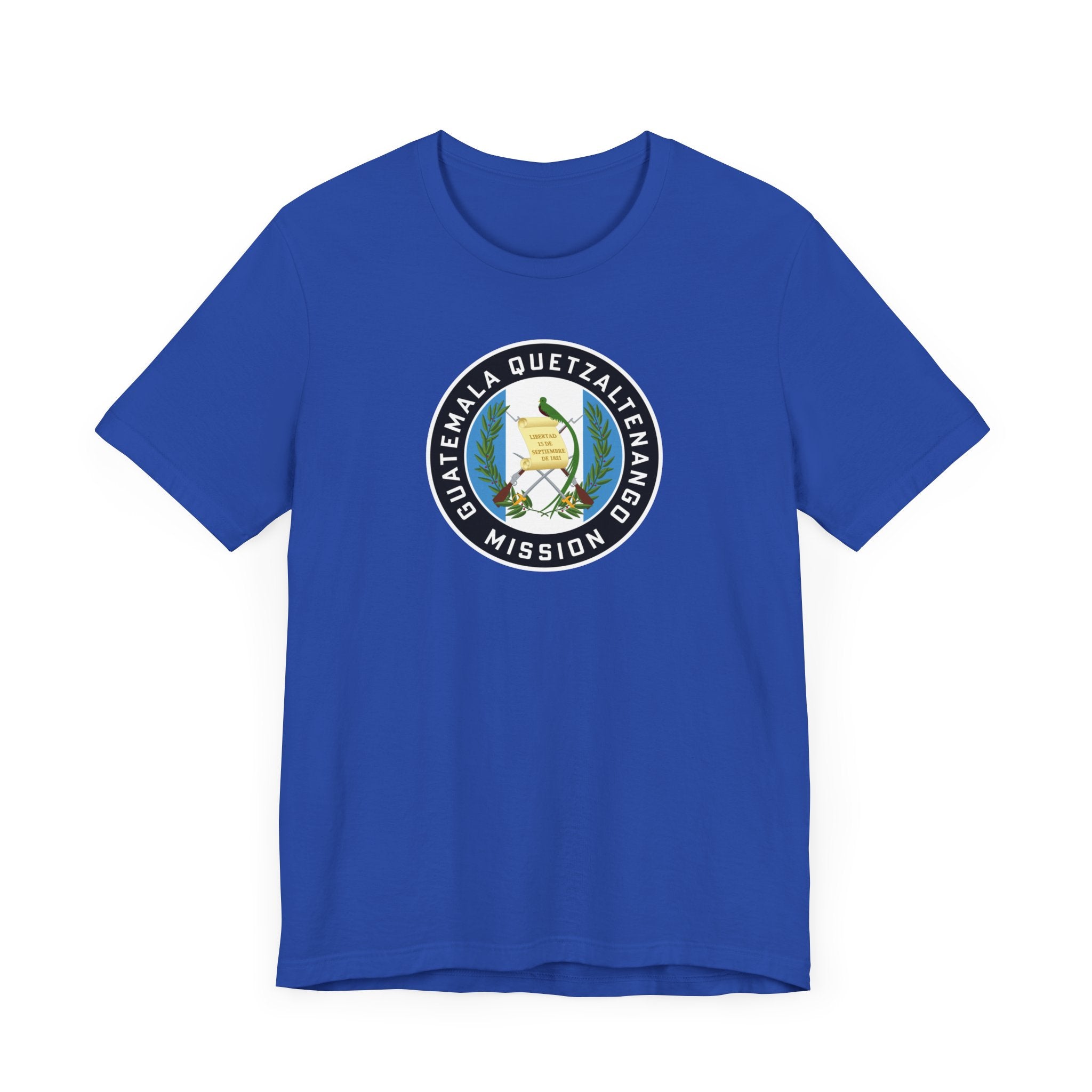 Guatemala Quetzaltenango Mission Flag Logo (Black Border) T-shirt - Latter-Day Saint LDS Missionary Gift - Book of Mormon