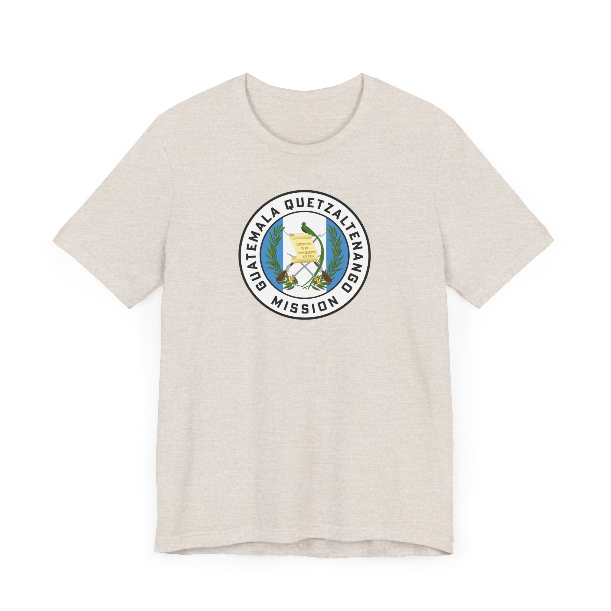 Guatemala Quetzaltenango Mission Flag Logo (White Border) T-shirt - Mission Wishlist - LDS Missionary Gift Store