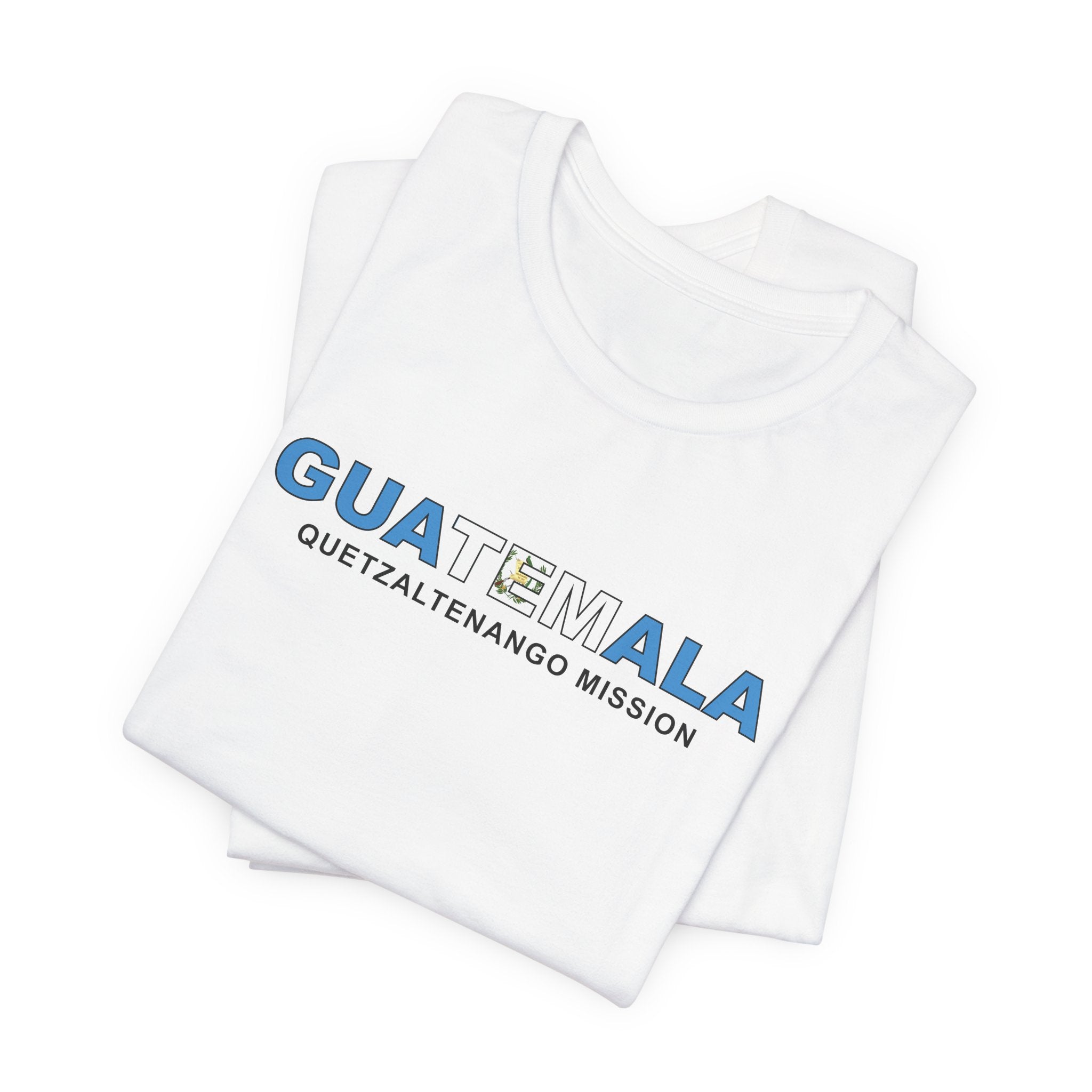 Guatemala Quetzaltenango Mission Flag Title T-shirt - Mission Wishlist - LDS Missionary Gift Store