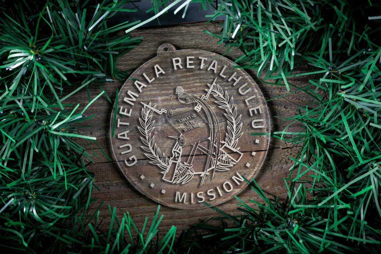 Guatemala Retalhuleu Mission Christmas Ornament - Latter-Day Saint LDS Missionary Gift - Book of Mormon
