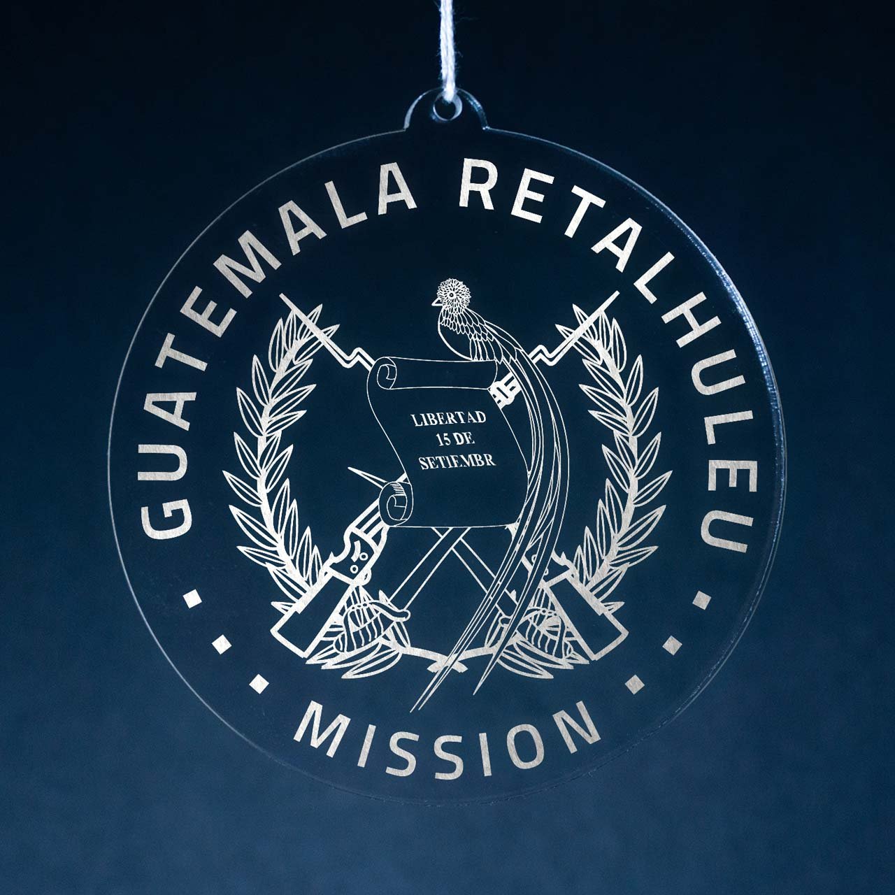 Guatemala Retalhuleu Mission Christmas Ornament - Latter-Day Saint LDS Missionary Gift - Book of Mormon
