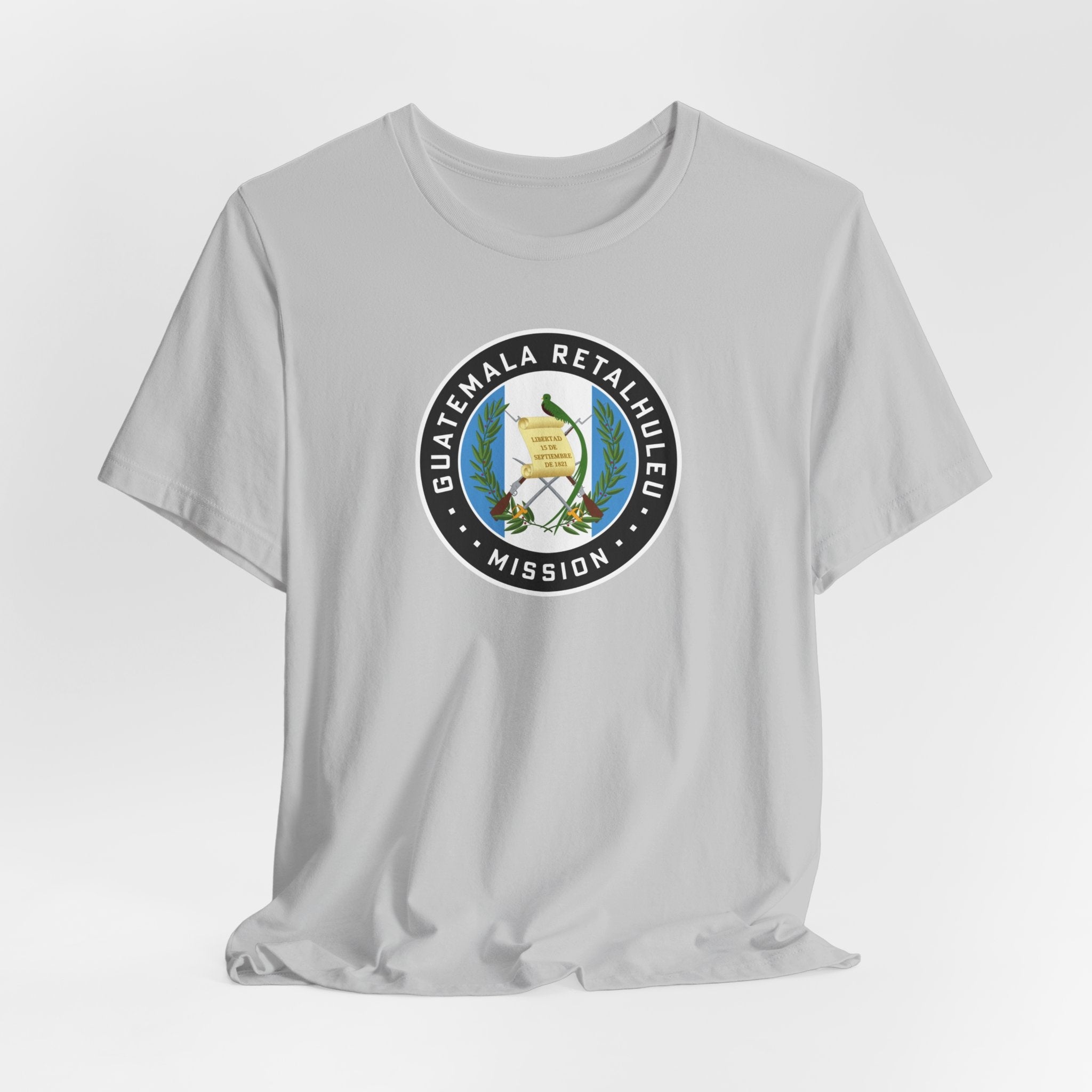 Guatemala Retalhuleu Mission Flag Logo (Black Border) T-shirt - Mission Wishlist - LDS Missionary Gift Store