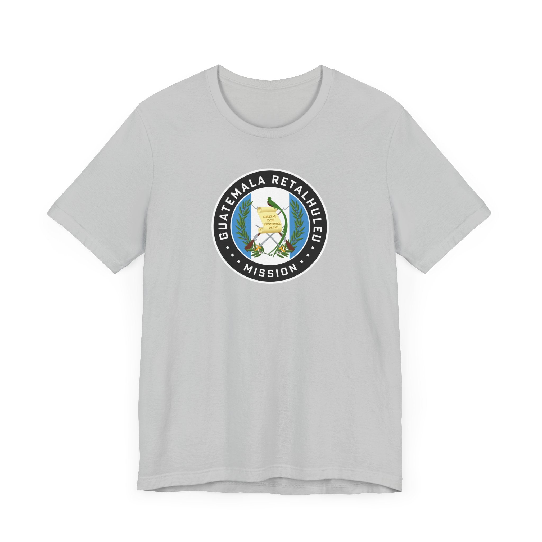 Guatemala Retalhuleu Mission Flag Logo (Black Border) T-shirt - Mission Wishlist - LDS Missionary Gift Store