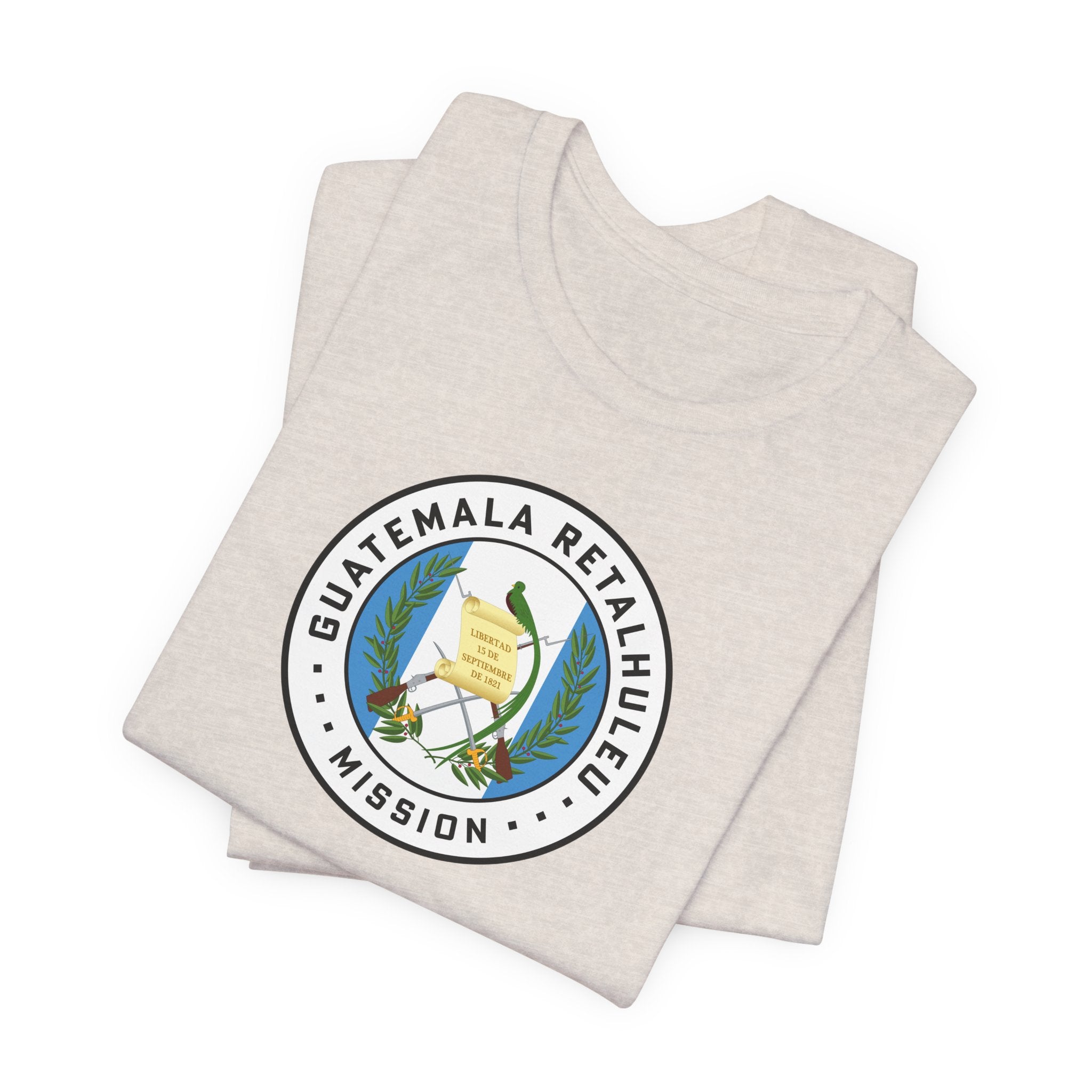 Guatemala Retalhuleu Mission Flag Logo (White Border) T-shirt - Mission Wishlist - LDS Missionary Gift Store