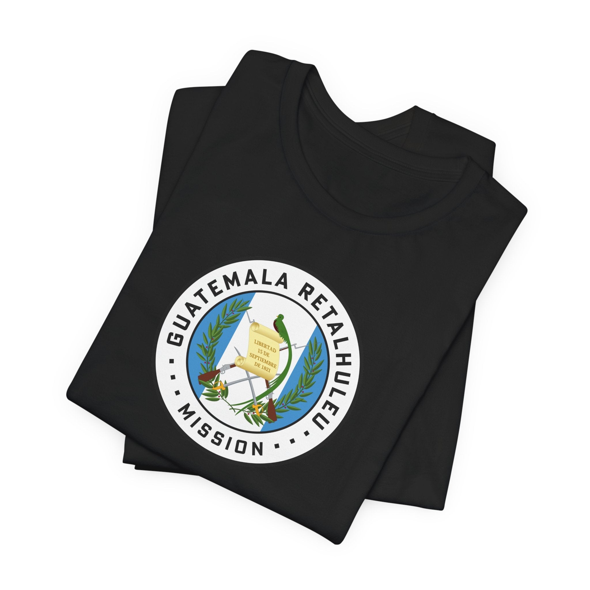 Guatemala Retalhuleu Mission Flag Logo (White Border) T-shirt - Mission Wishlist - LDS Missionary Gift Store