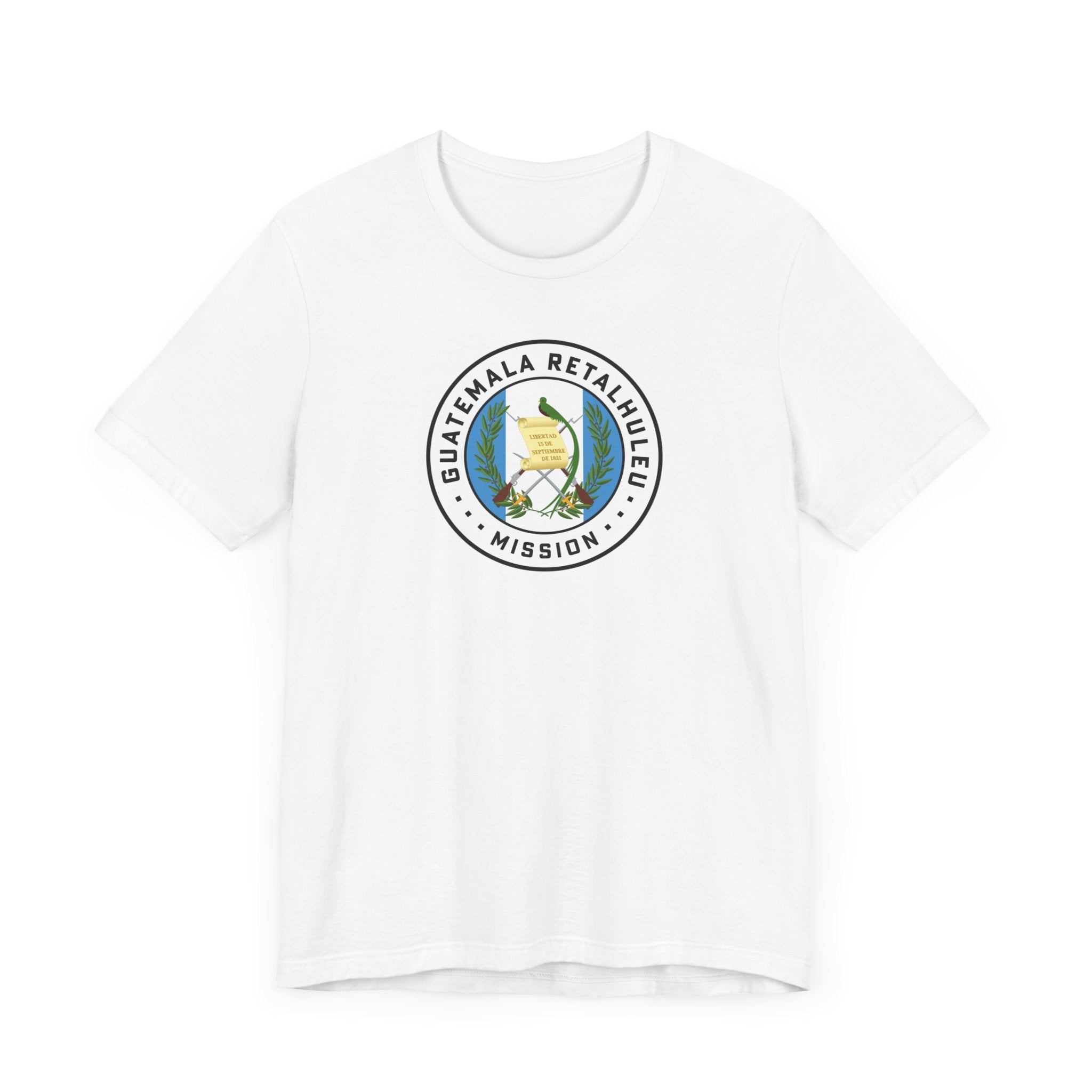 Guatemala Retalhuleu Mission Flag Logo (White Border) T-shirt - Mission Wishlist - LDS Missionary Gift Store