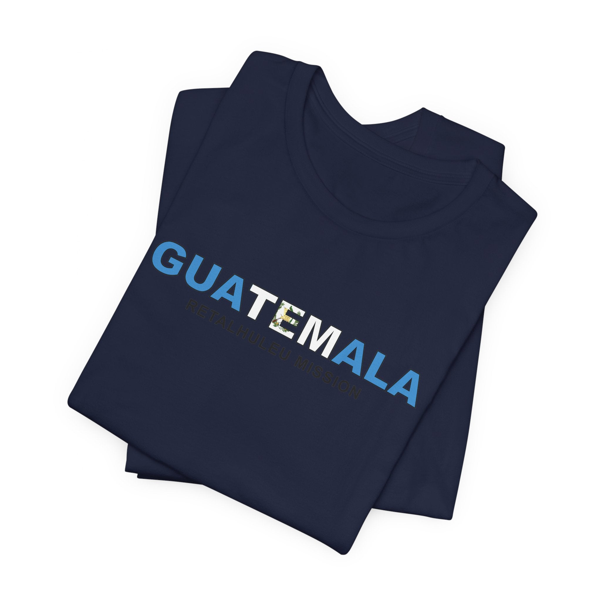 Guatemala Retalhuleu Mission Flag Title T-shirt - Mission Wishlist - LDS Missionary Gift Store