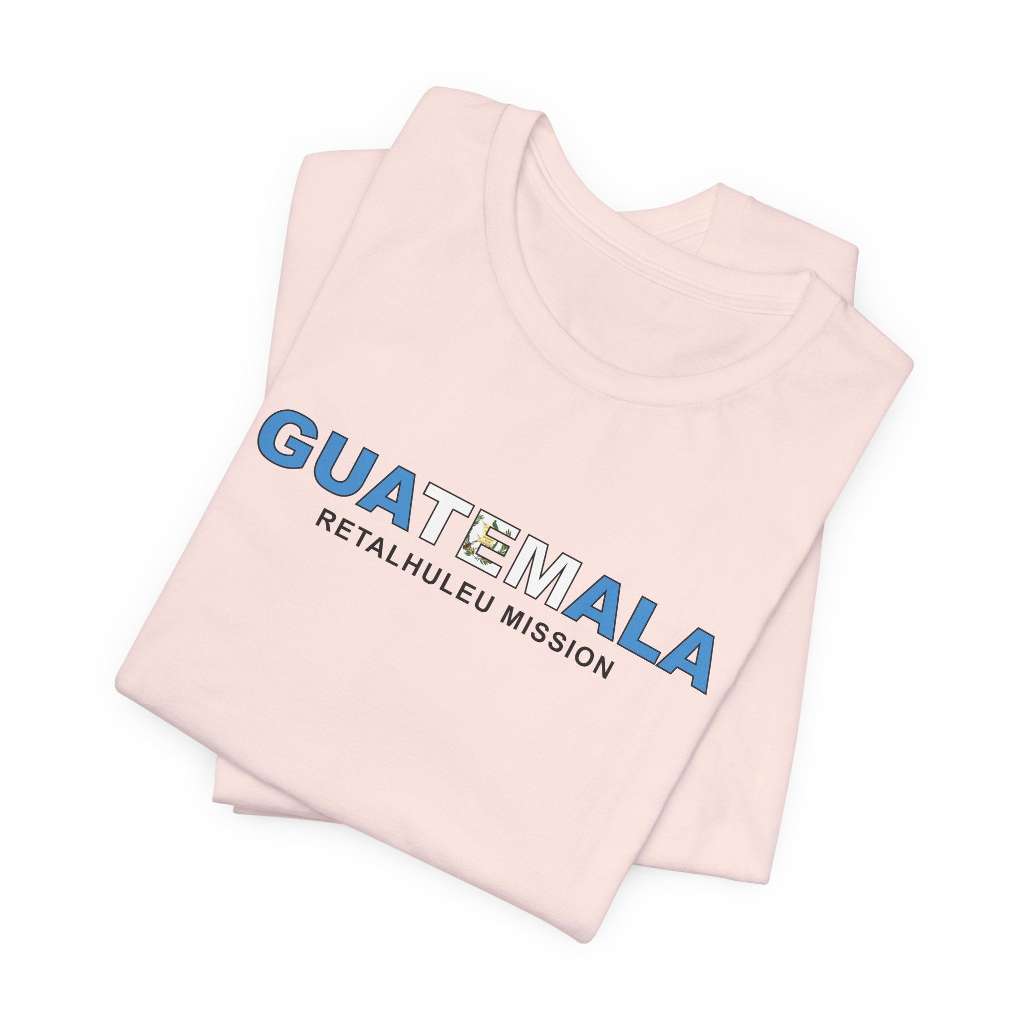 Guatemala Retalhuleu Mission Flag Title T-shirt - Mission Wishlist - LDS Missionary Gift Store