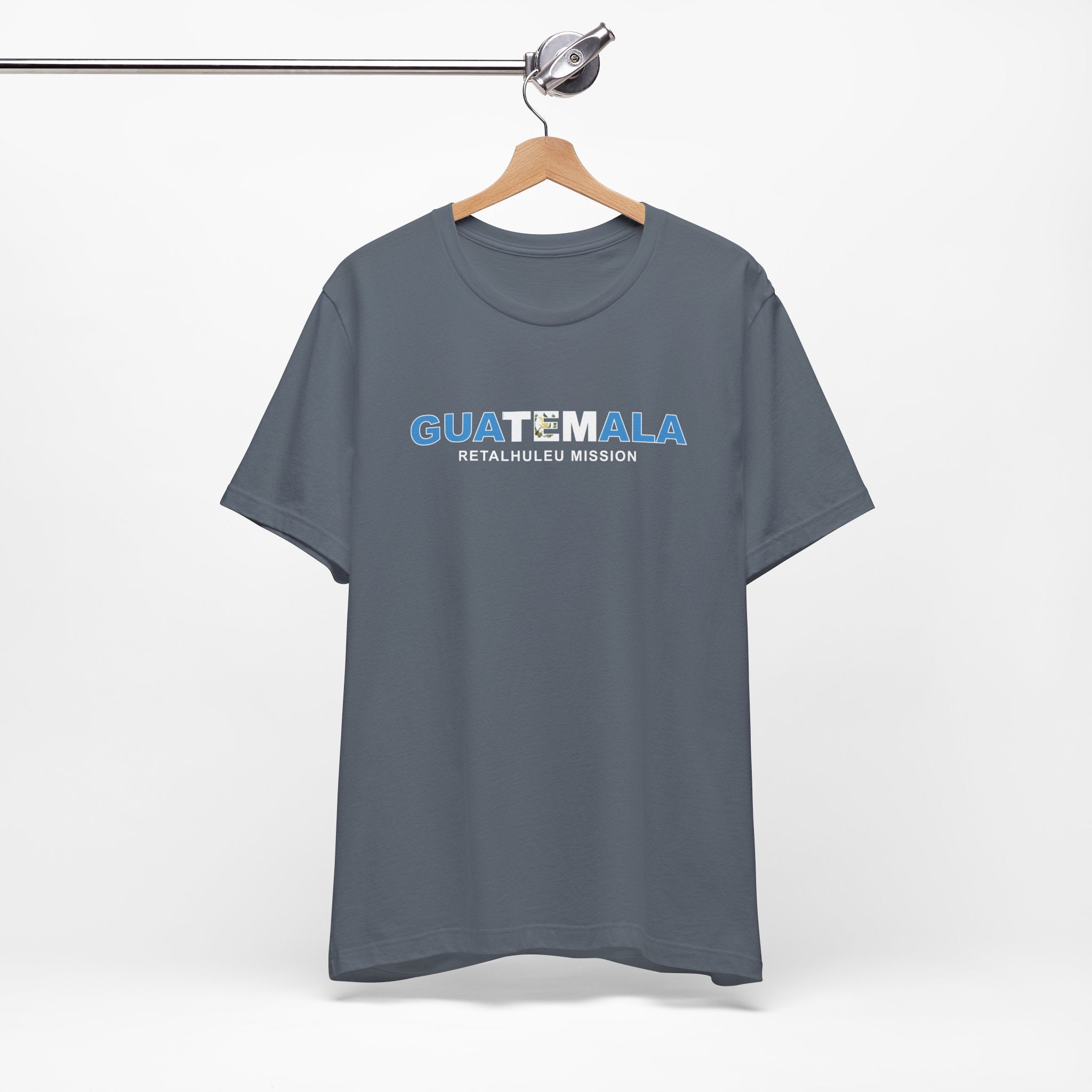 Guatemala Retalhuleu Mission Flag Title T-shirt - Mission Wishlist - LDS Missionary Gift Store