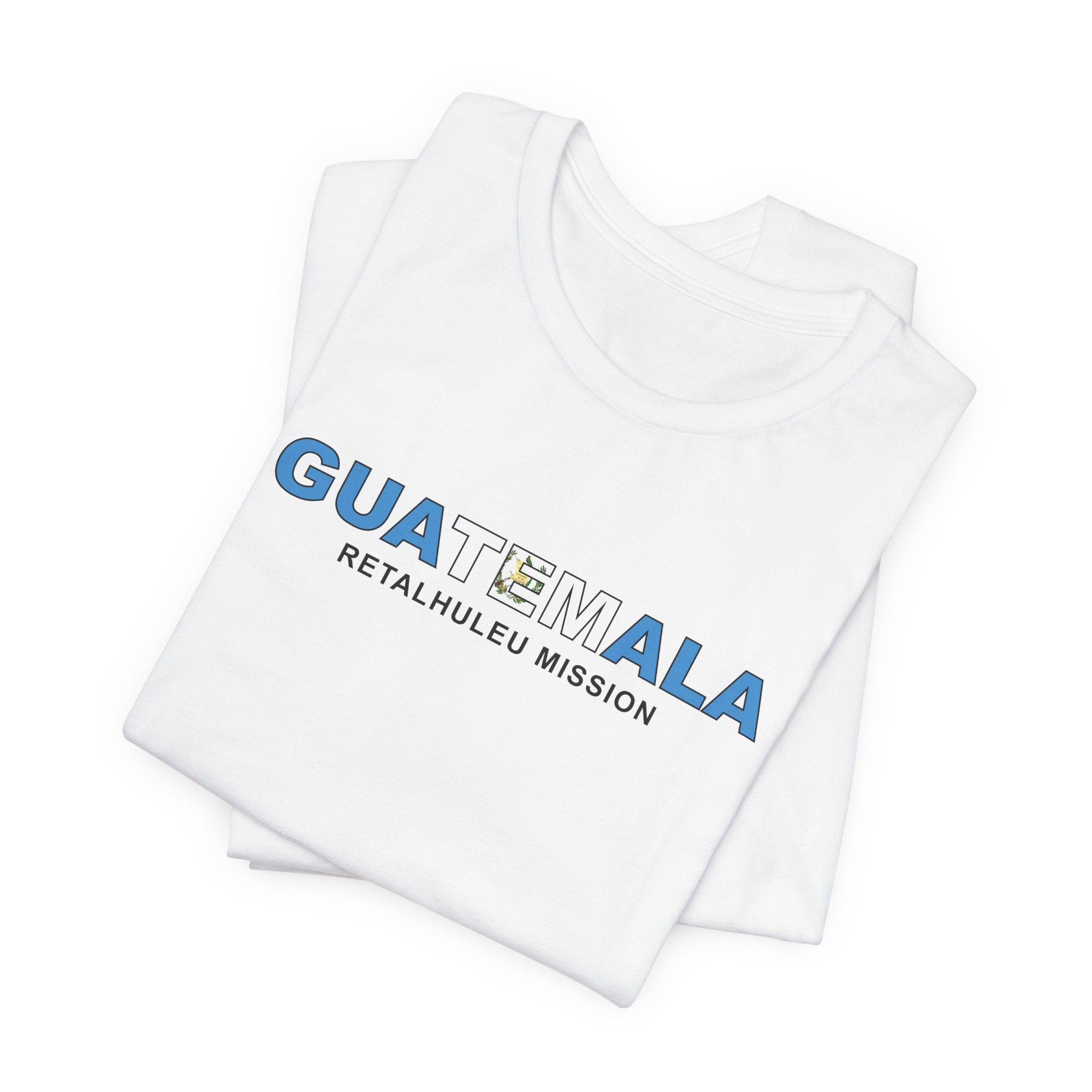 Guatemala Retalhuleu Mission Flag Title T-shirt - Mission Wishlist - LDS Missionary Gift Store